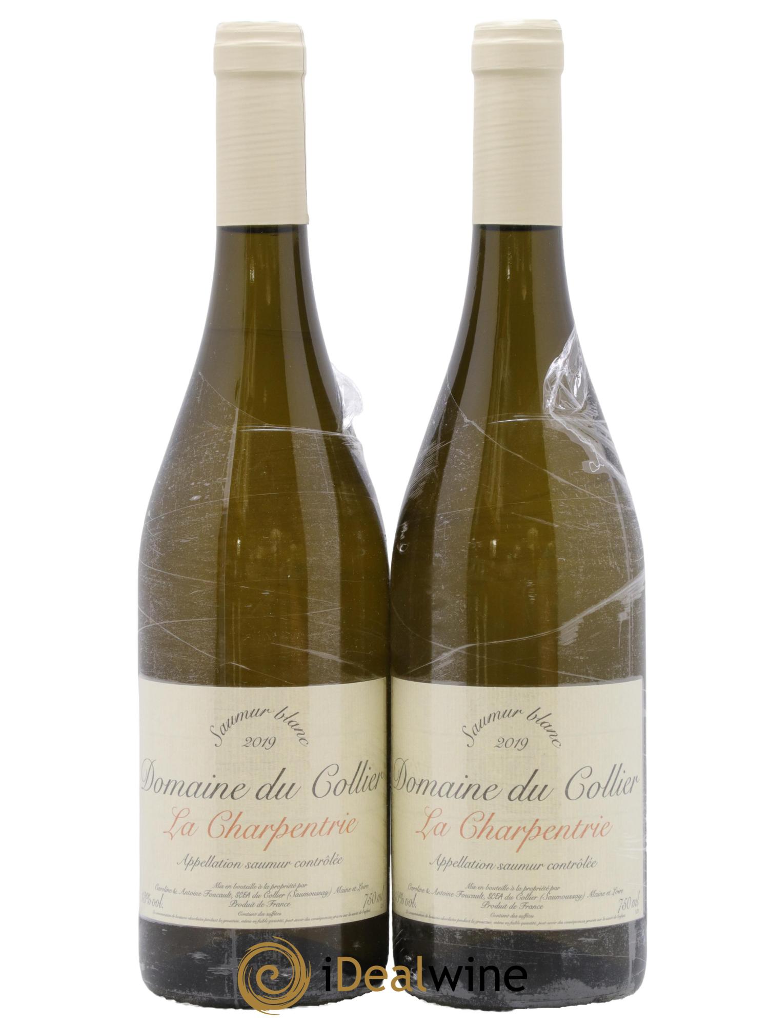 Saumur La Charpentrie Domaine du Collier 2019 - Lotto di 2 bottiglie - 0
