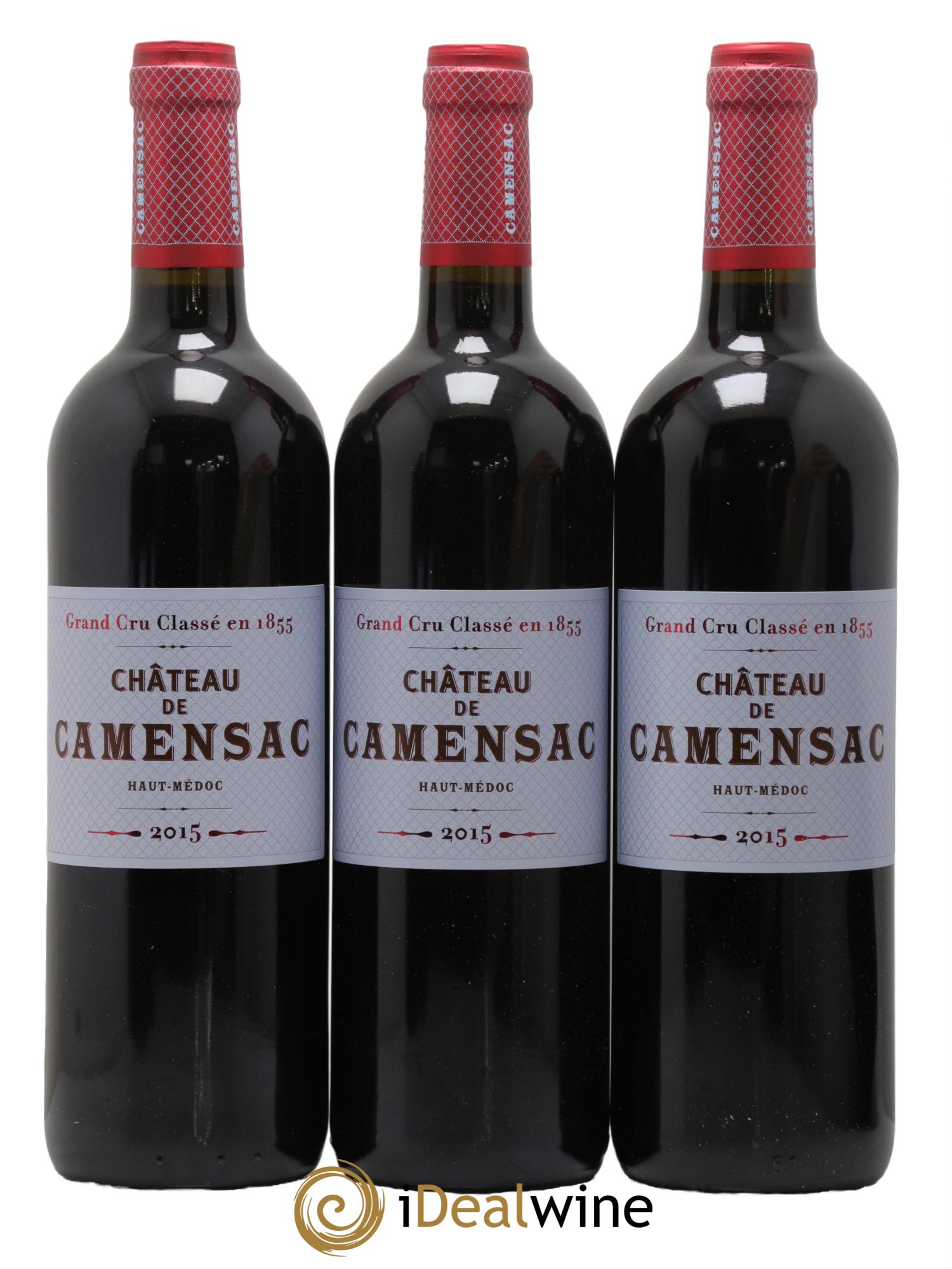 Château Camensac 5ème Grand Cru Classé 2015 - Lot de 6 bouteilles - 1