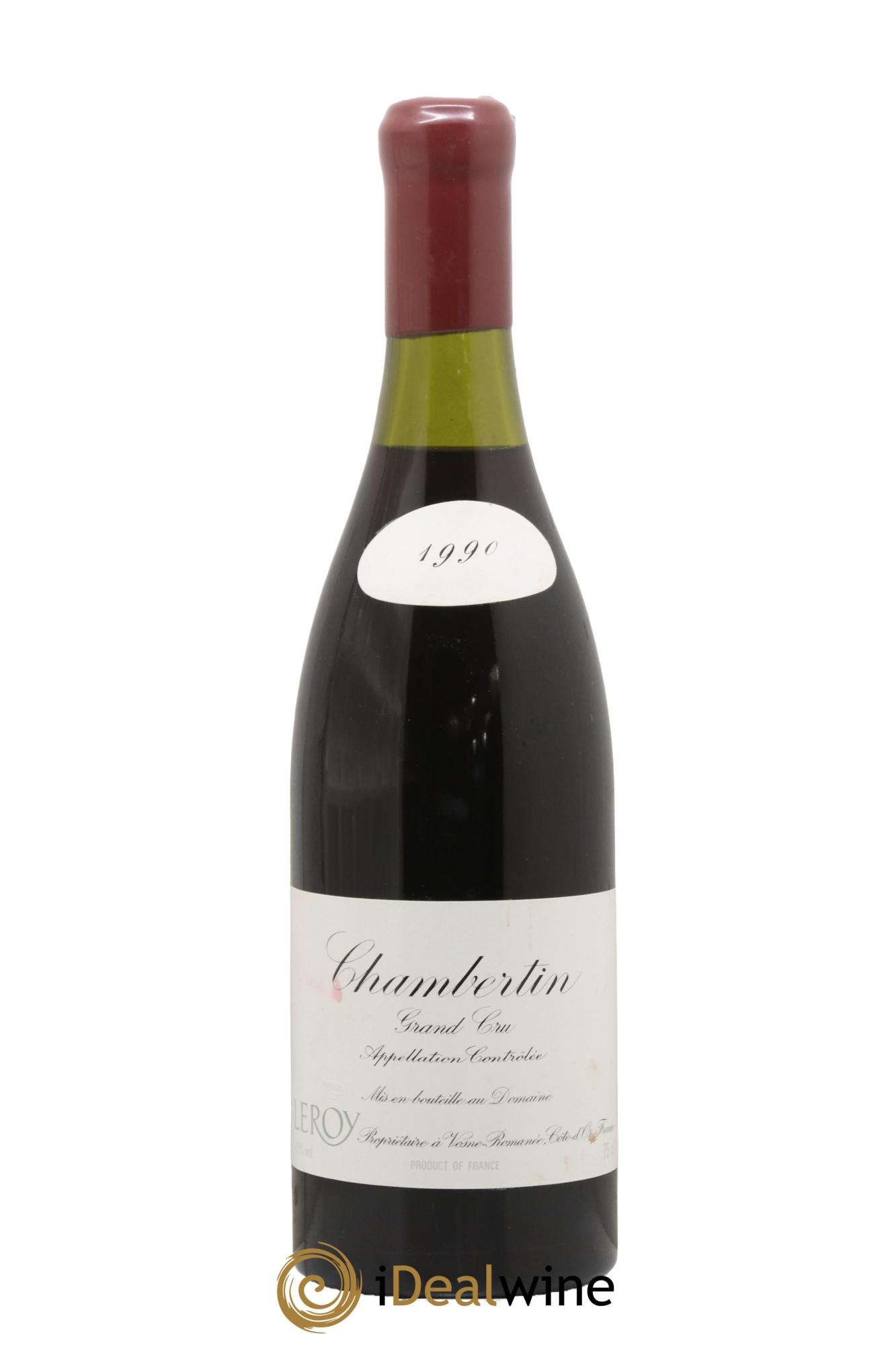 Chambertin Grand Cru Leroy (Domaine) 1990 - Lot de 1 bouteille - 0