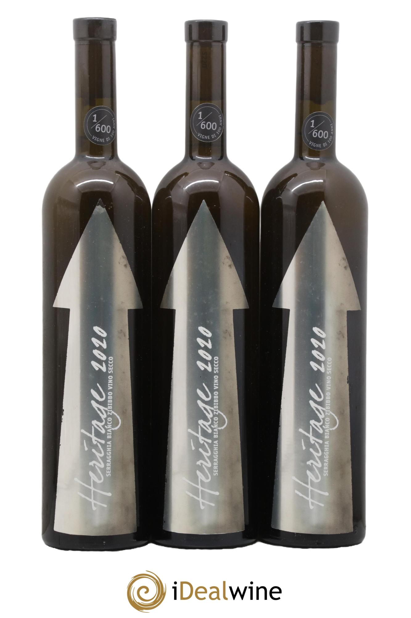 Terre Siciliane IGT Heritage Azienda Serragghia 2020 - Lot de 3 bouteilles - 0