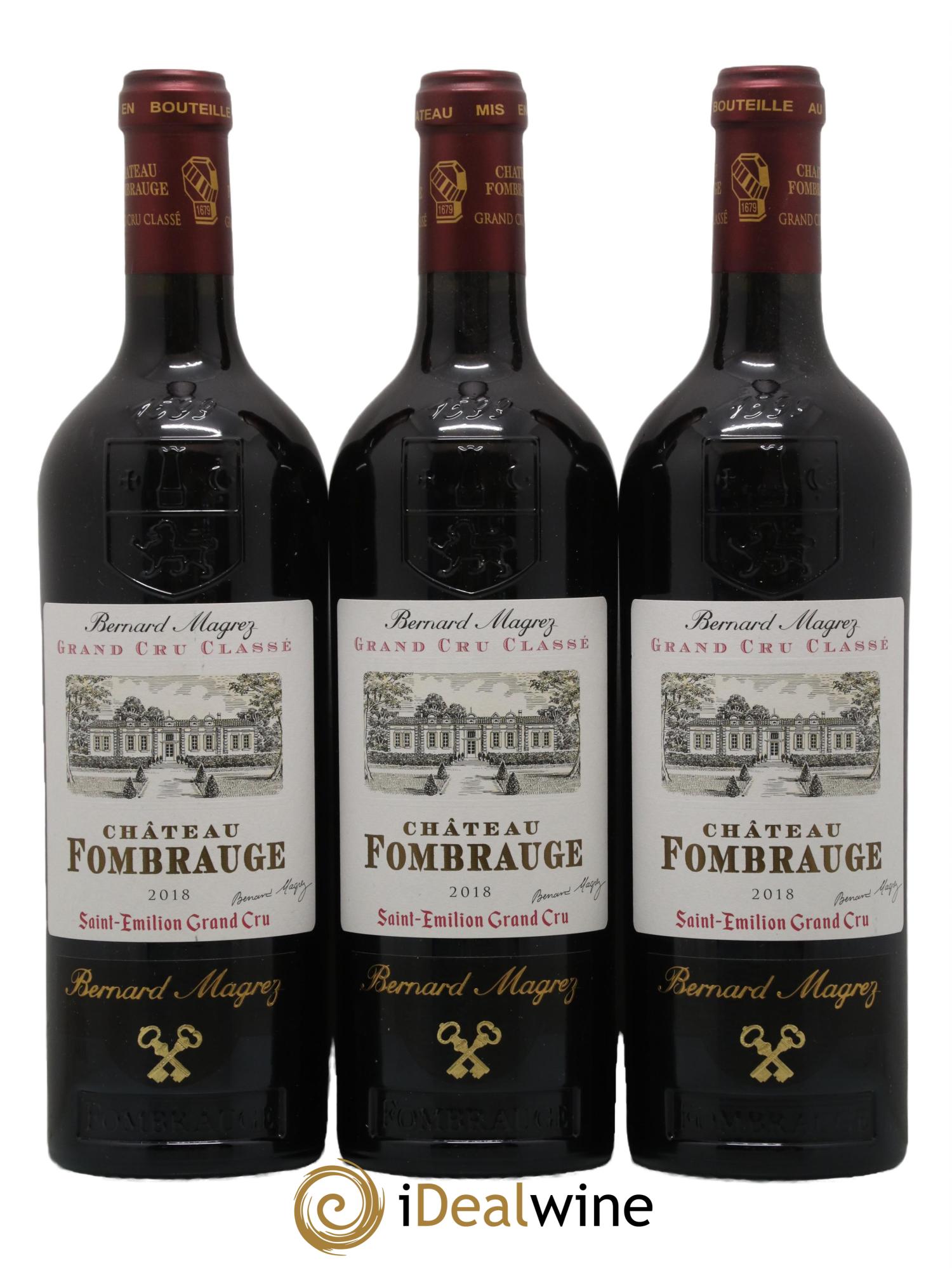 Château Fombrauge Grand Cru Classé 2018 - Lot de 3 bouteilles - 0
