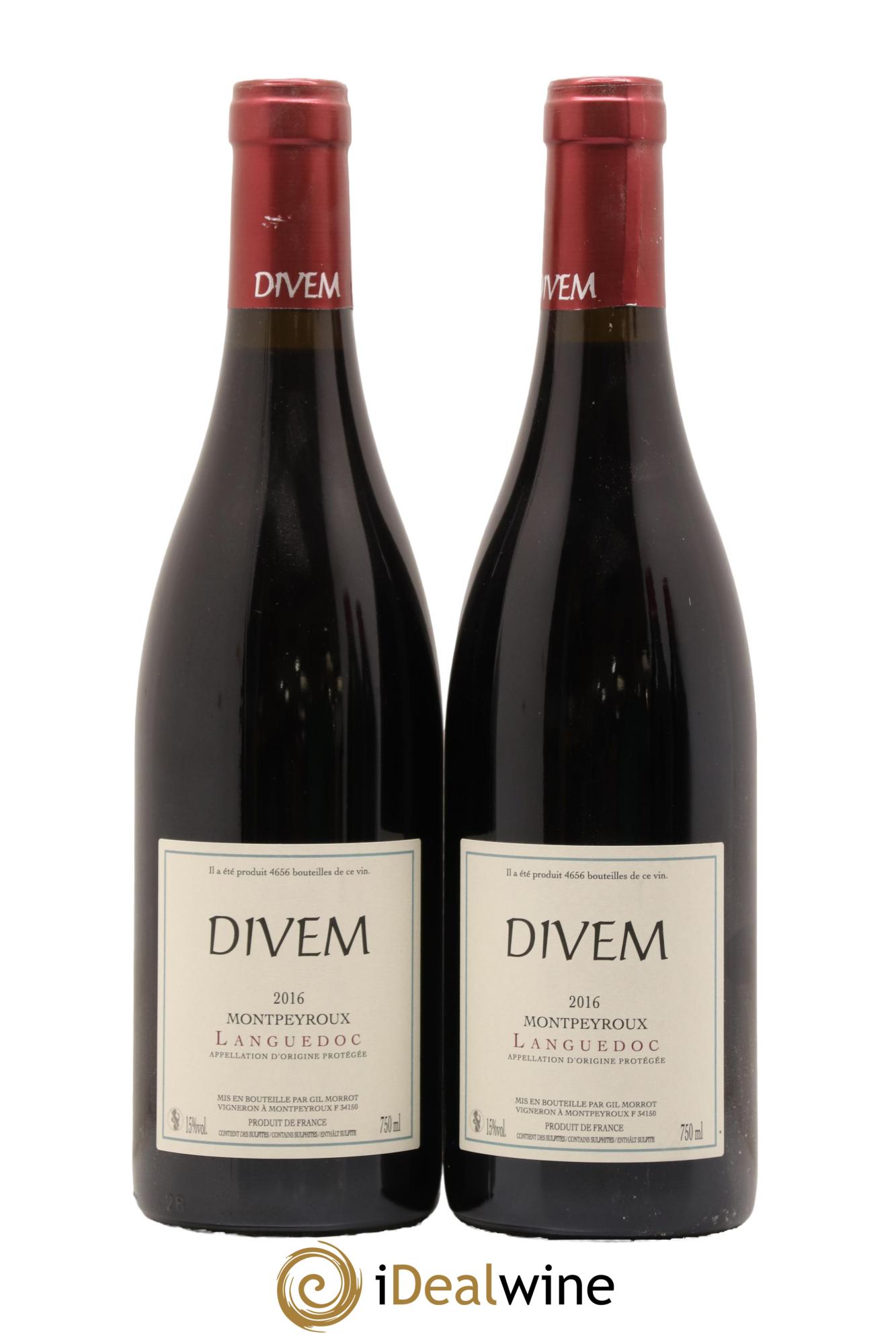 Languedoc Montpeyroux Divem Gil Morrot 2016 - Lot de 2 bouteilles - 0