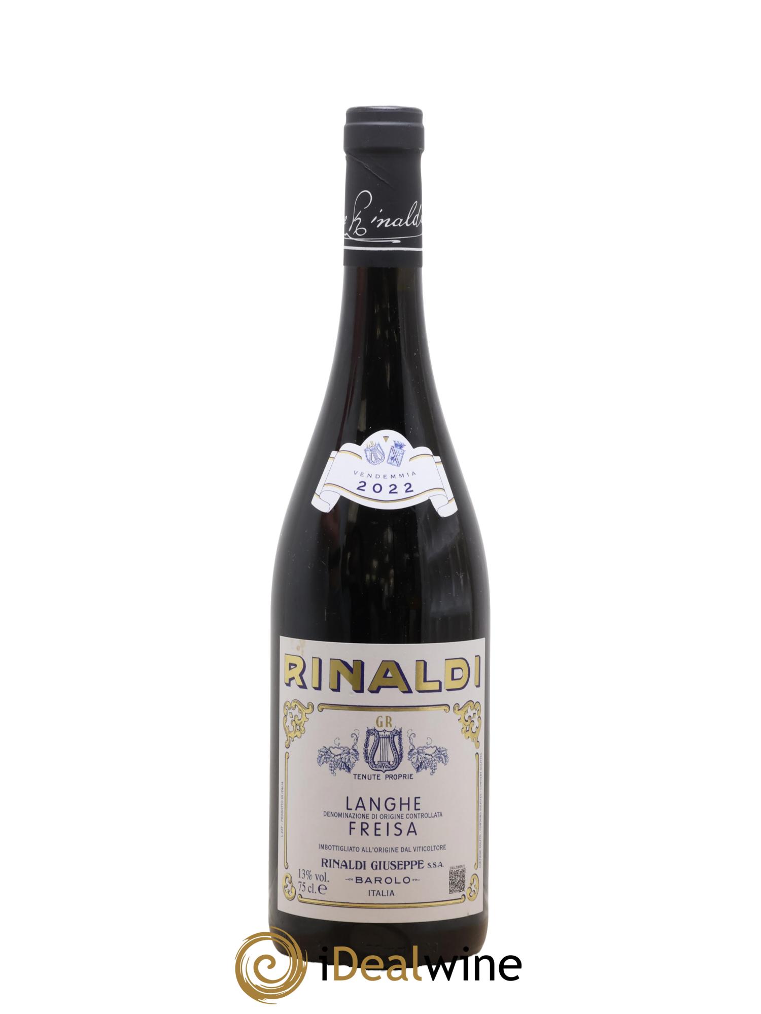 Langhe DOC Freisa Giuseppe Rinaldi 2022 - Lot of 1 bottle - 0
