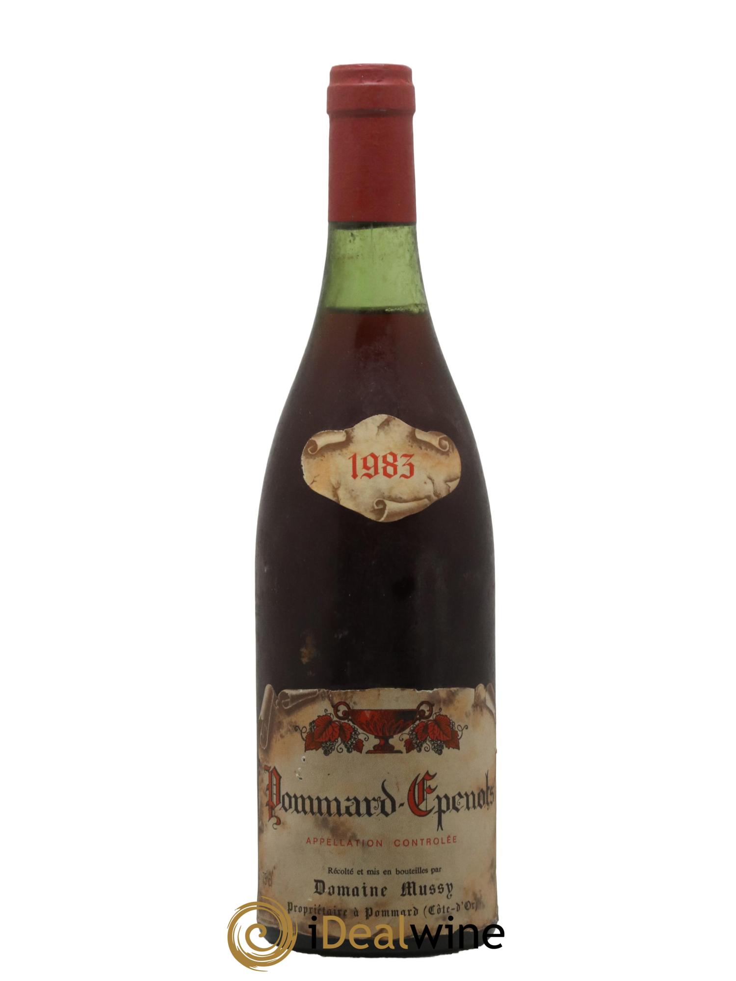 Pommard 1er Cru Epenots Domaine Mussy 1983 - Lot de 1 bouteille - 0