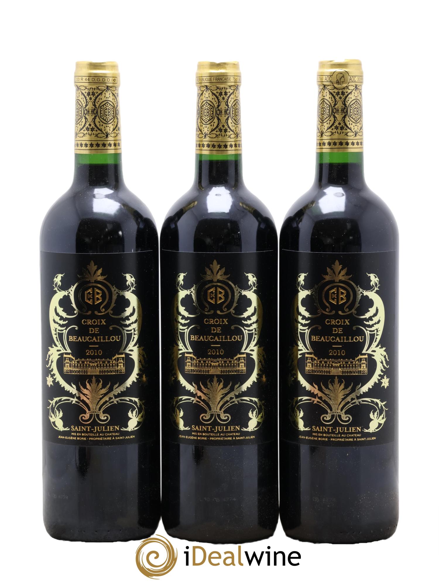 La Croix de Beaucaillou Second Vin 2010 - Lot of 12 bottles - 4