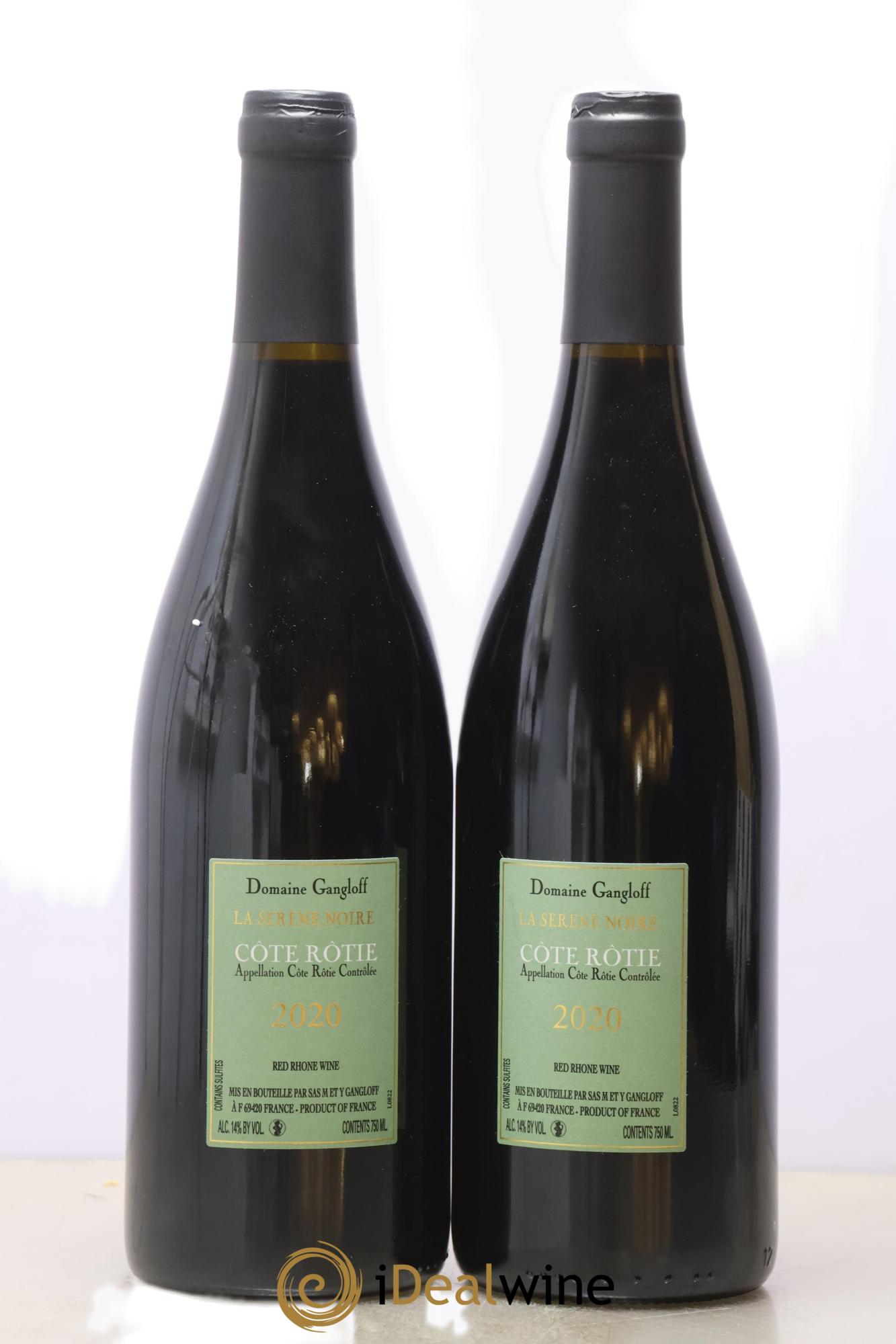 Côte-Rôtie La Sereine Noire Gangloff (Domaine) 2020 - Lotto di 2 bottiglie - 1