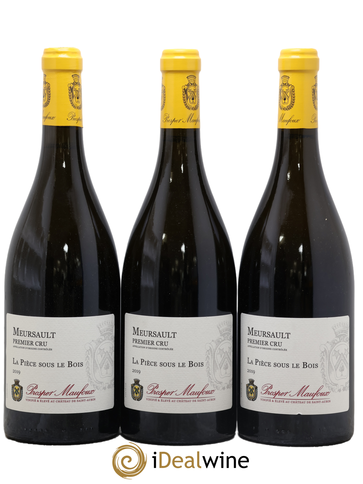 Meursault 1er Cru La Pièce Sous le Bois Prosper Maufoux 2019 - Lot de 3 bouteilles - 0