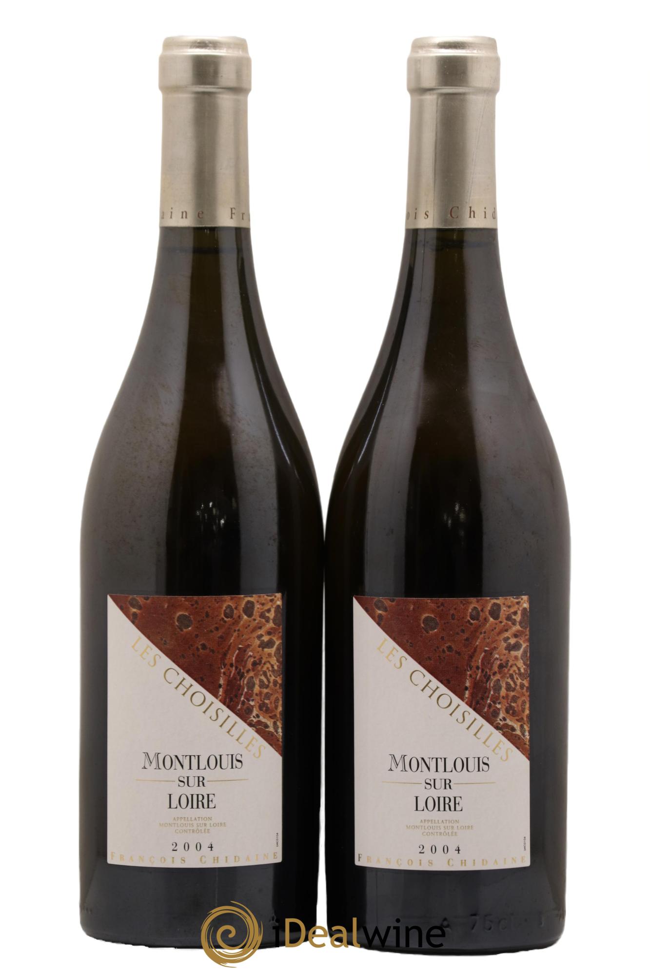 Montlouis-sur-Loire Les Choisilles François Chidaine 2004 - Lot of 2 bottles - 0