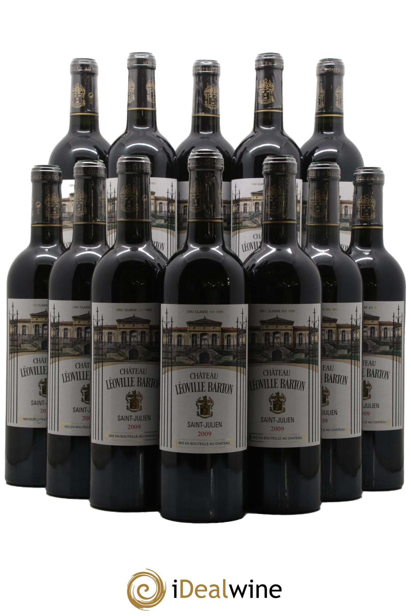 Château Léoville Barton 2ème Grand Cru Classé 2009 - Lotto di 12 bottiglie - 0