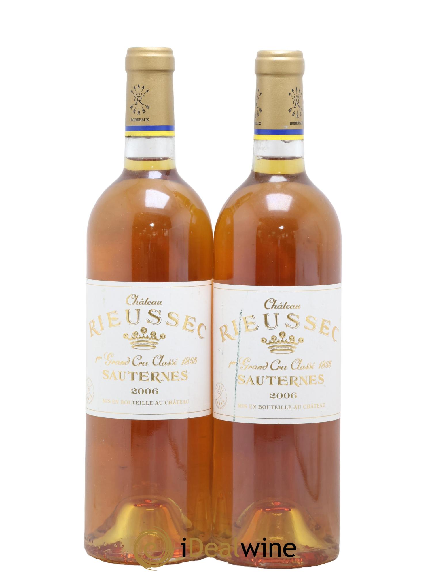 Château Rieussec 1er Grand Cru Classé 2006 - Lot de 2 bouteilles - 0