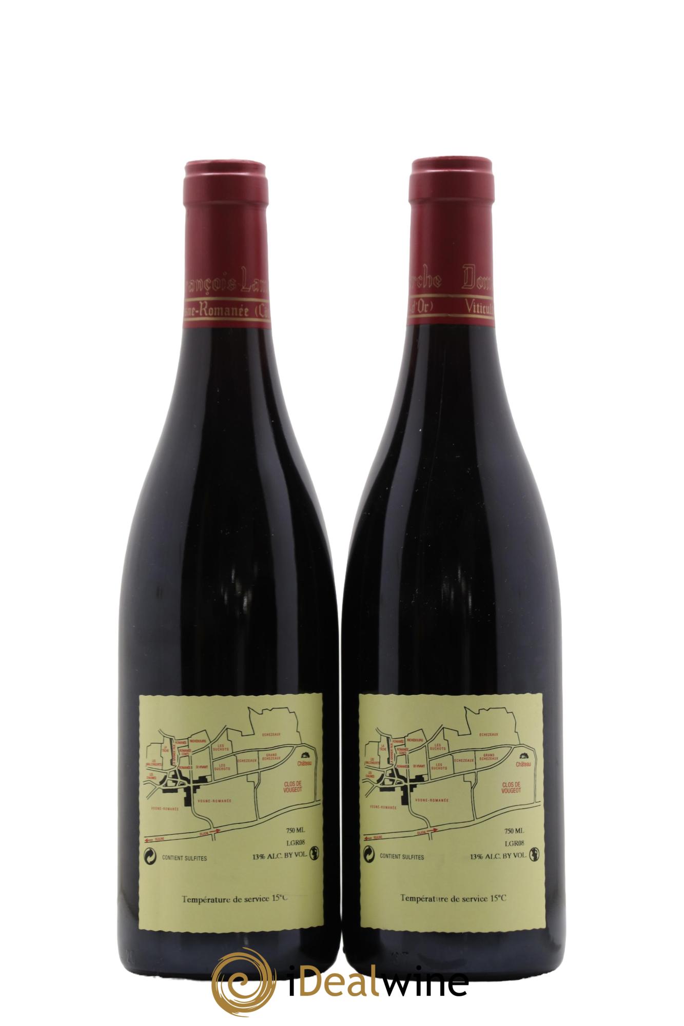 La Grande Rue Grand Cru Lamarche (Domaine) 2008 - Lot de 2 bouteilles - 1