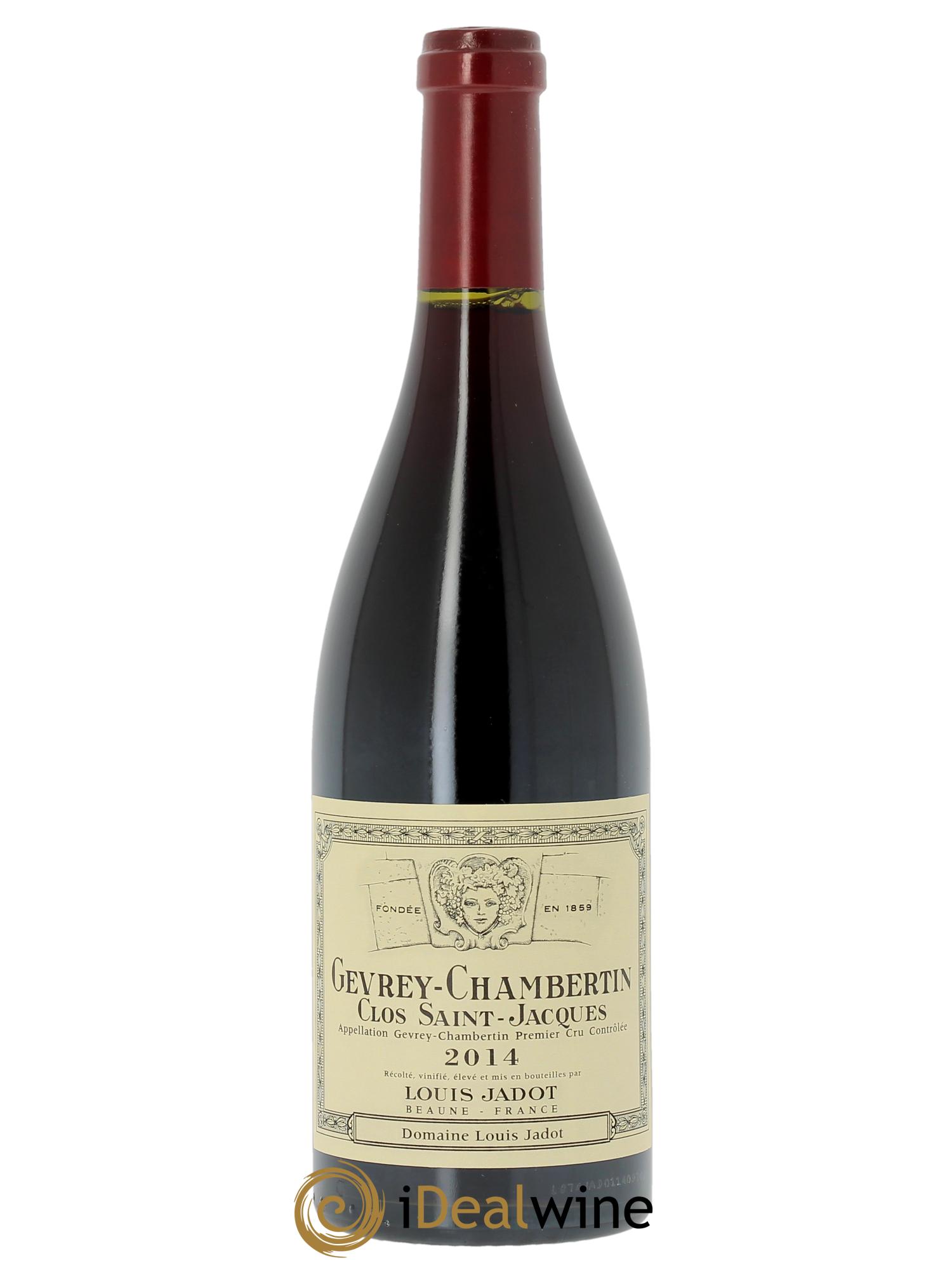 Gevrey-Chambertin 1er Cru Clos Saint Jacques Domaine Louis Jadot 2014 - Lot de 1 bouteille - 0