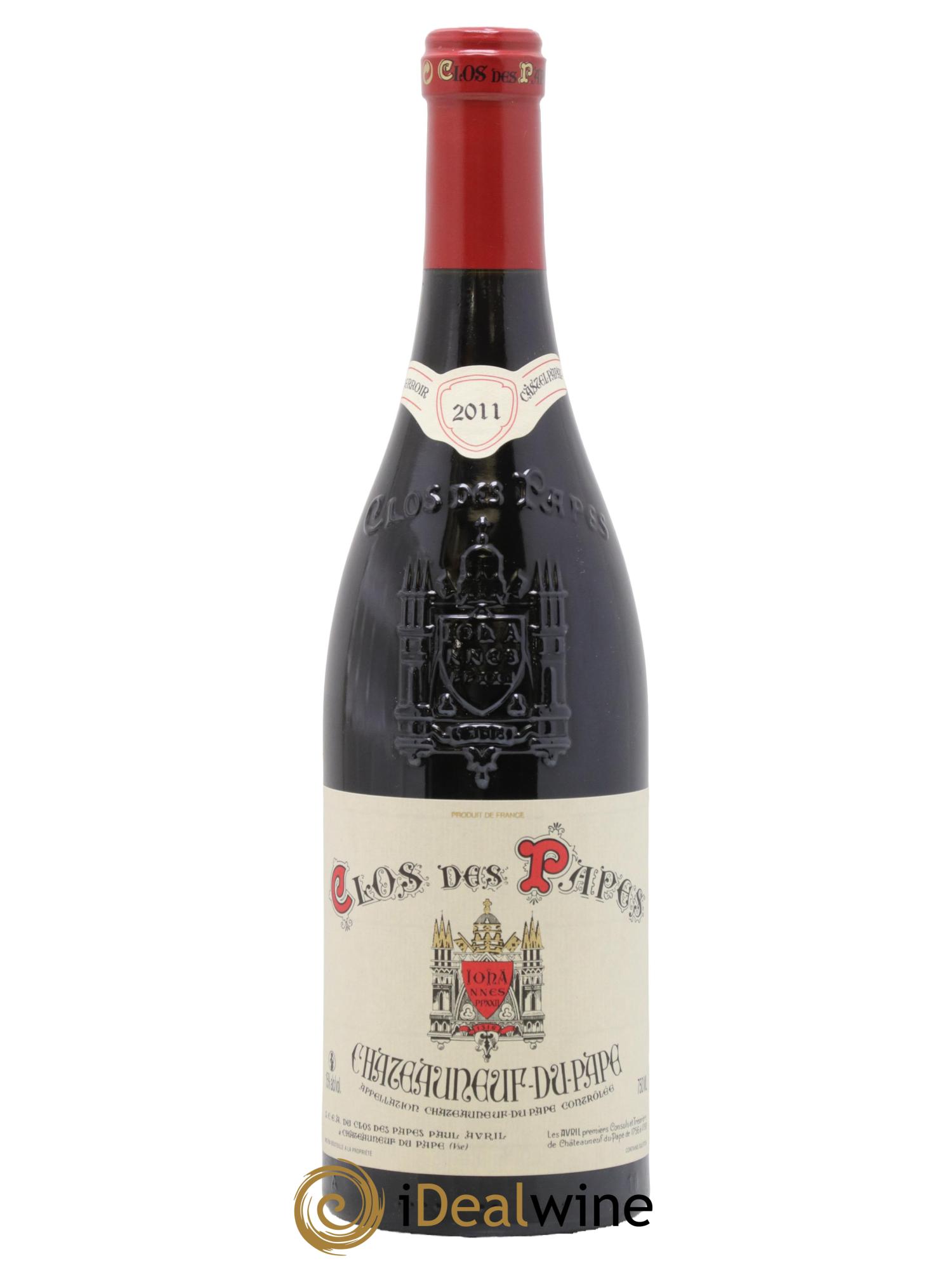 Châteauneuf-du-Pape Clos des Papes - Paul Avril 2011 - Lotto di 1 bottiglia - 0
