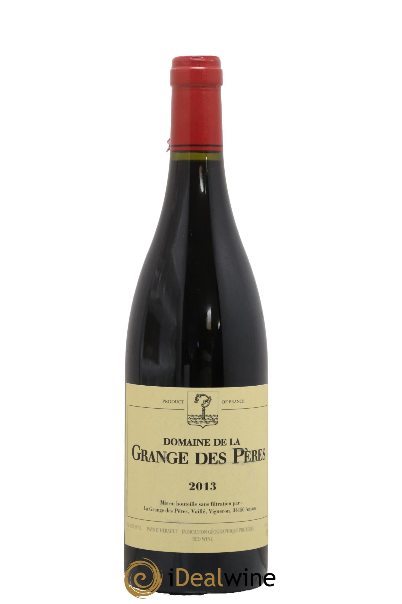IGP Pays d'Hérault Grange des Pères Laurent Vaillé 2013 - Lot de 1 bouteille - 0