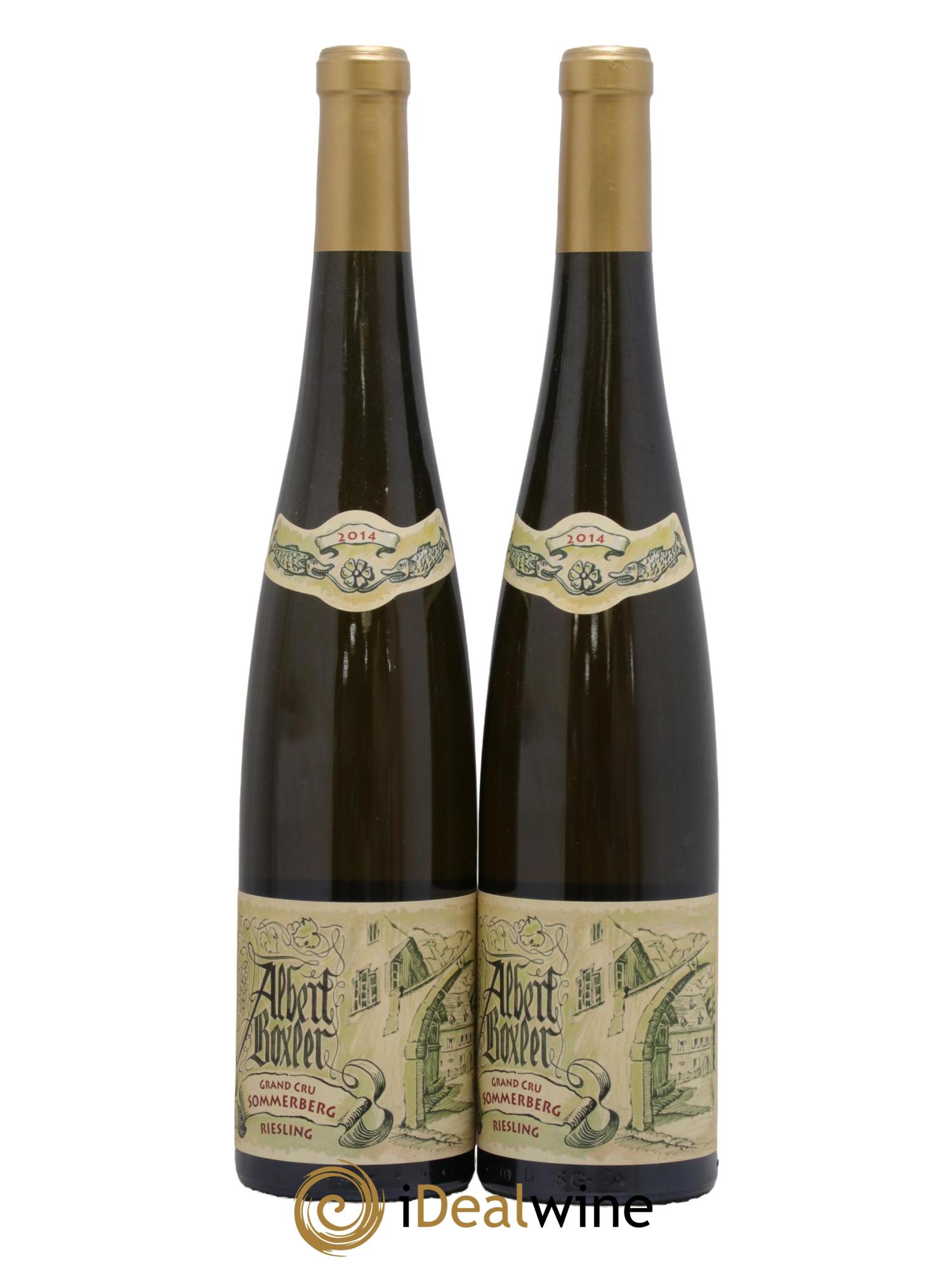 Alsace Riesling Grand Cru Sommerberg Albert Boxler 2014 - Lot de 2 bouteilles - 0