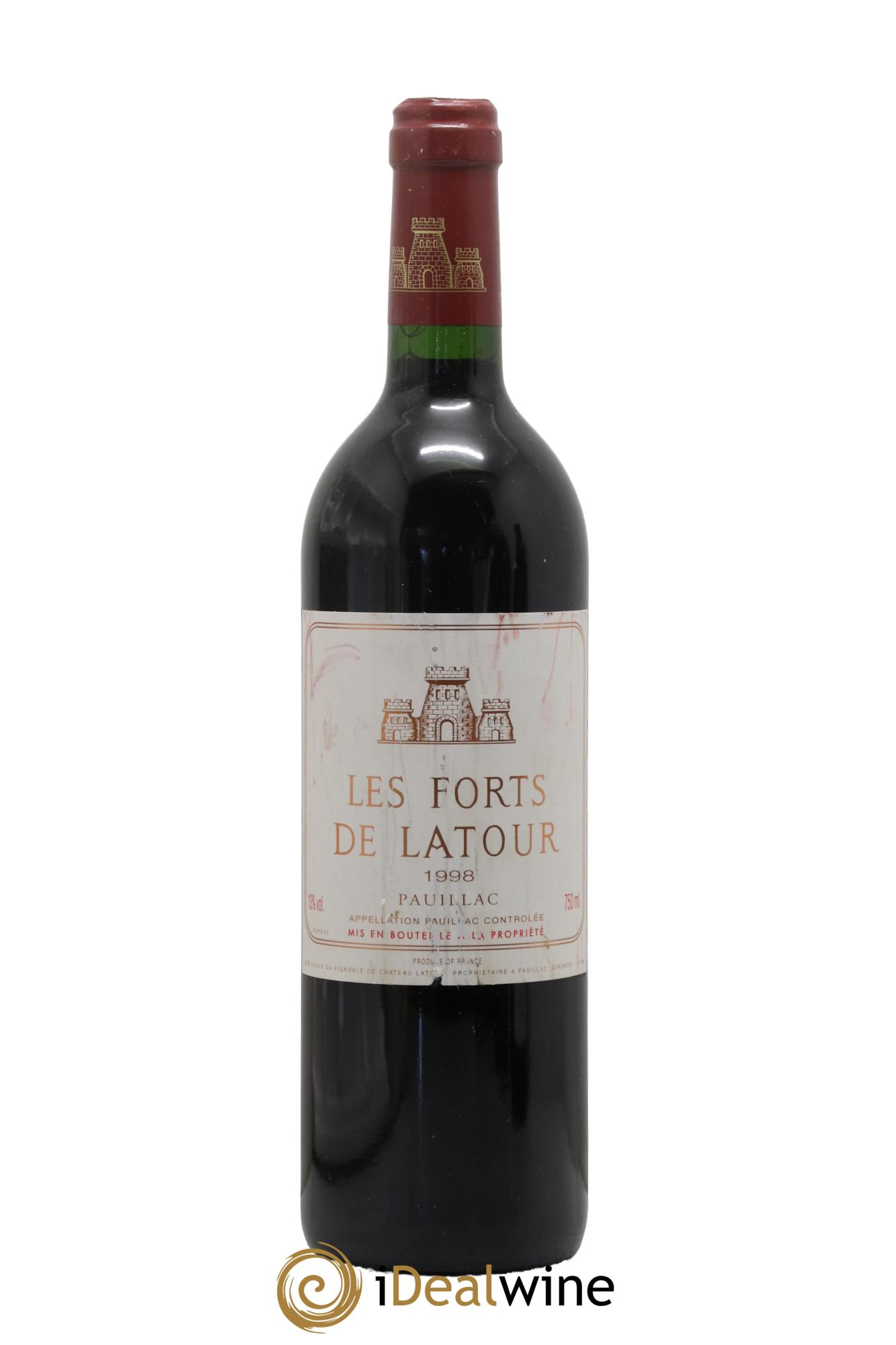 Les Forts de Latour Second Vin 1998 - Posten von 1 Flasche - 0