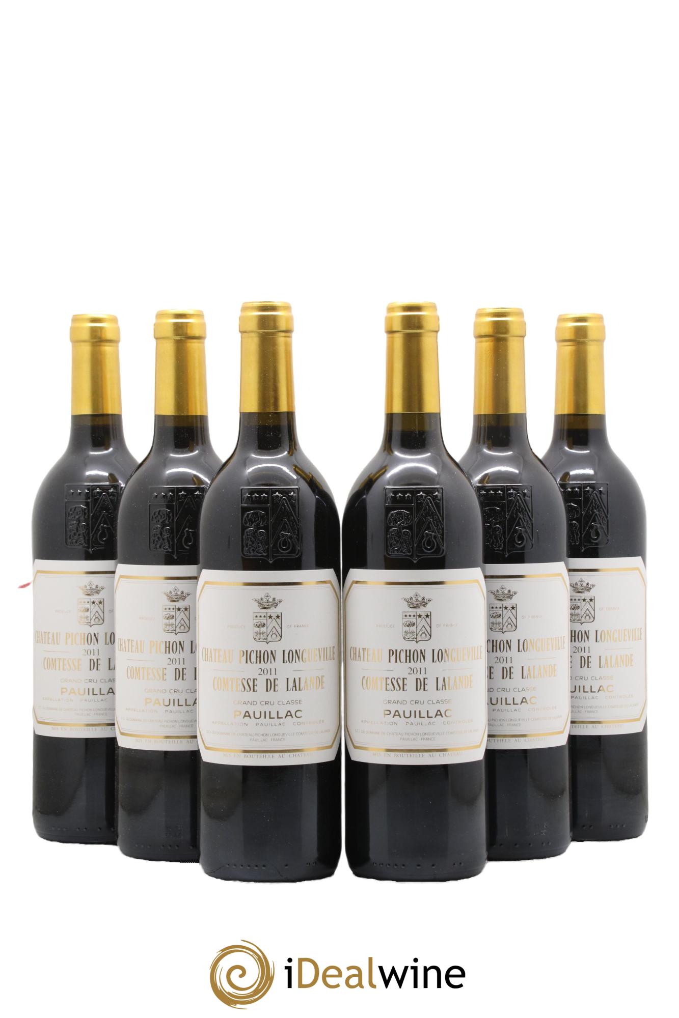 Château Pichon Longueville Comtesse de Lalande 2ème Grand Cru Classé 2011 - Lot de 6 bouteilles - 0