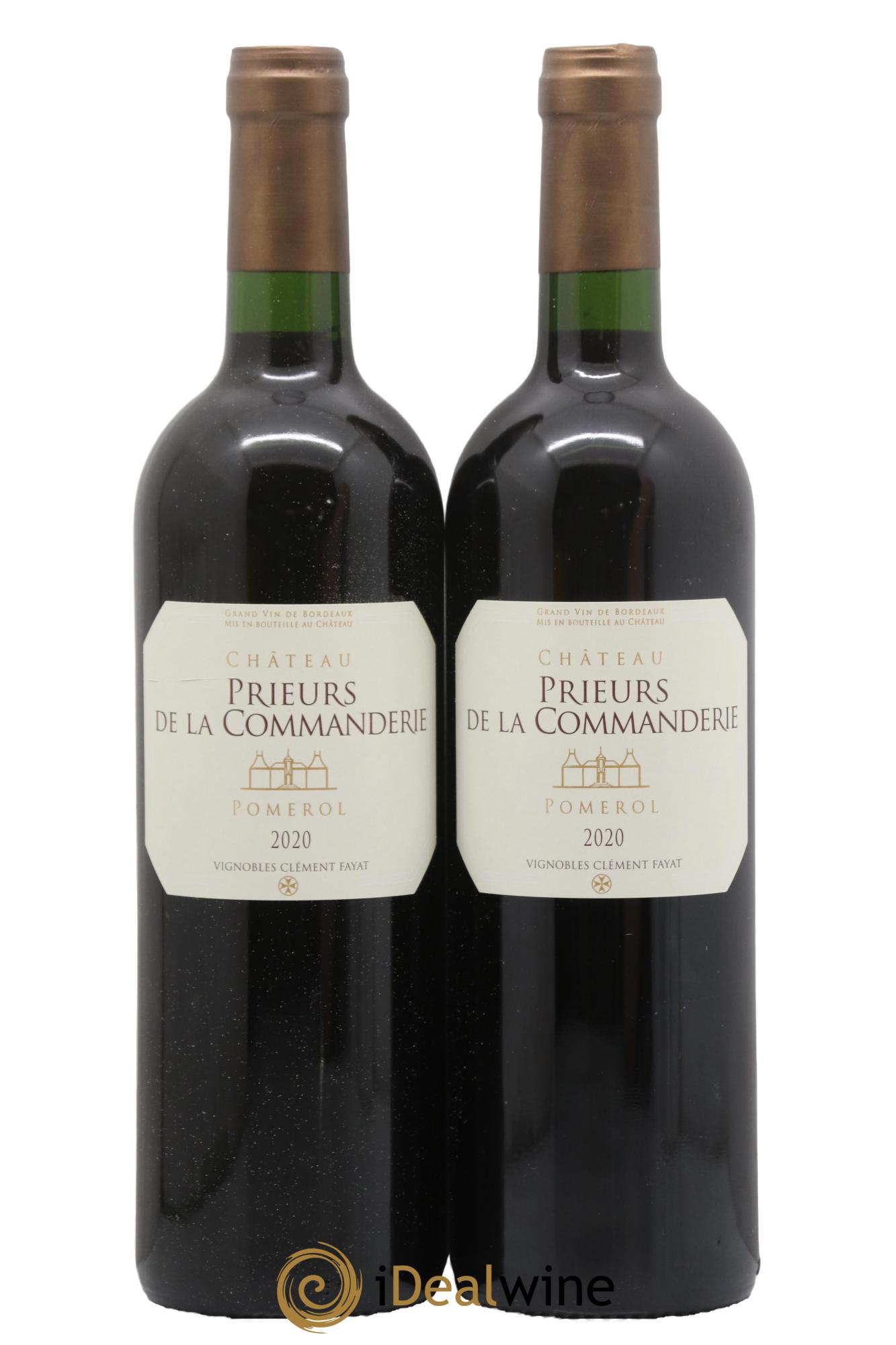 Pomerol Château Prieurs de la Commanderie 2020 - Lotto di 2 bottiglie - 0