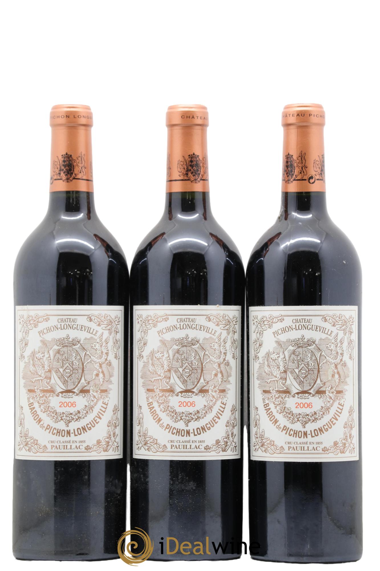 Pichon Longueville Baron 2ème Grand Cru Classé 2006 - Lot de 6 bouteilles - 2