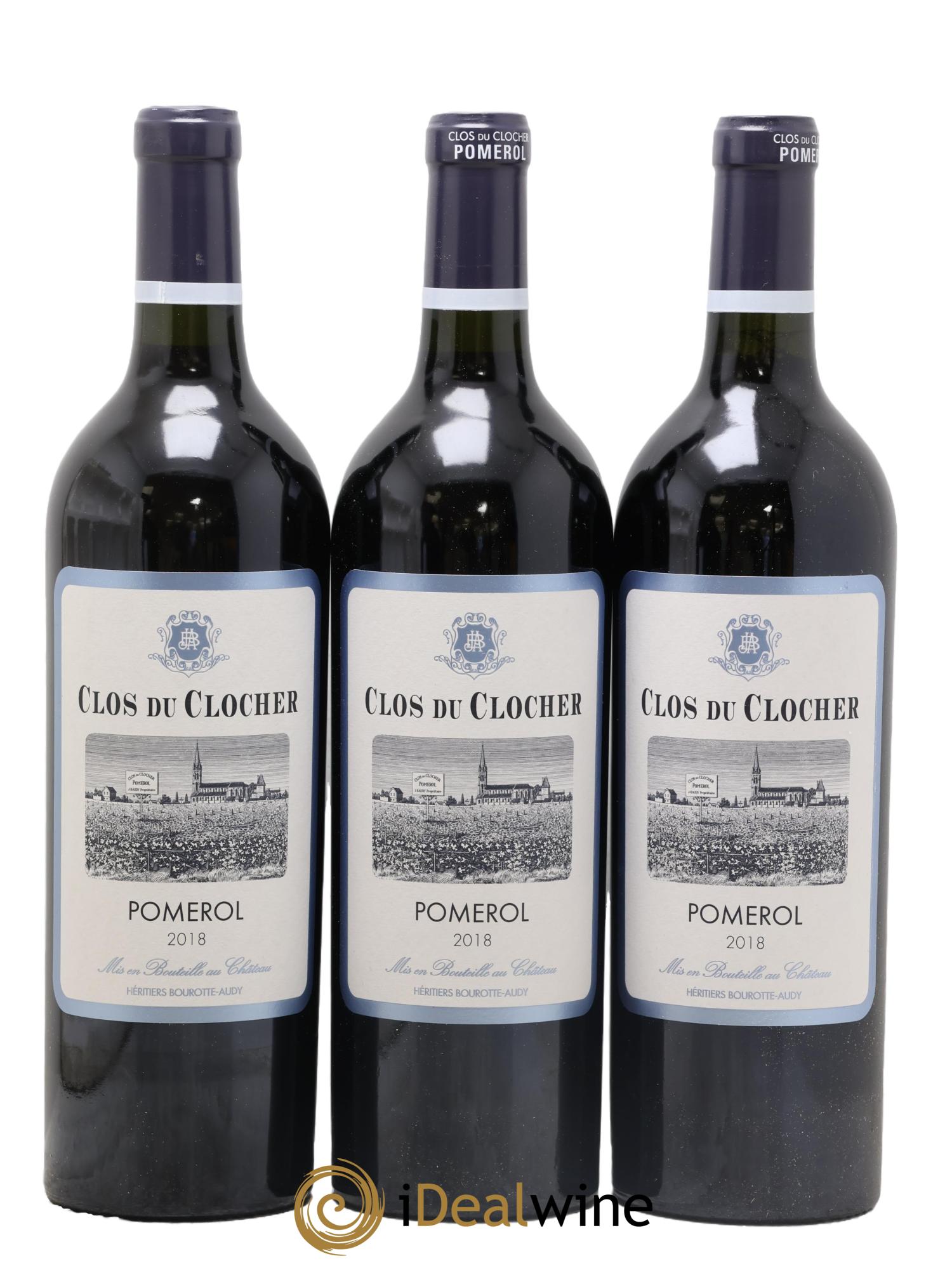 Clos du Clocher 2018 - Lot of 3 bottles - 0