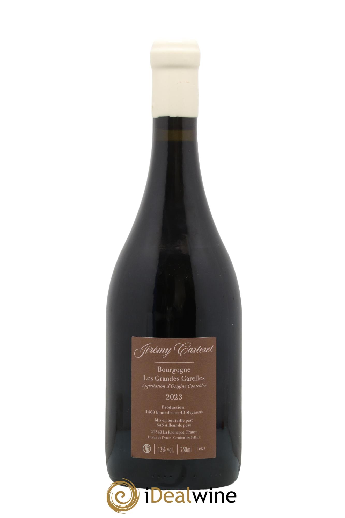 Bourgogne Les Grandes Carelles Jérémy Carteret 2023 - Lot de 1 bouteille - 1