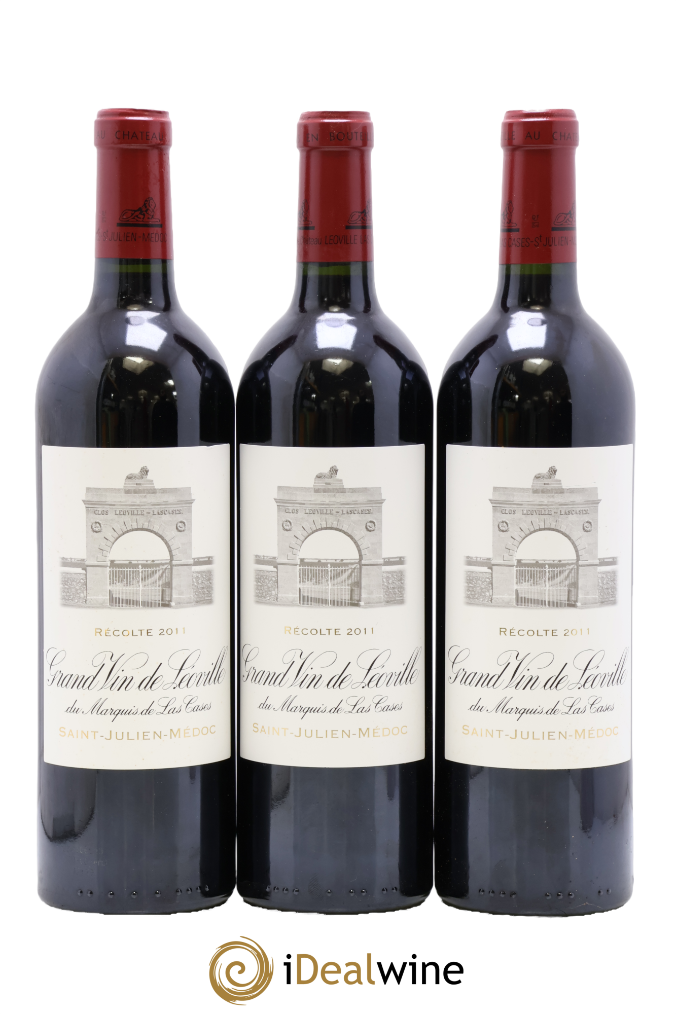 Château Léoville Las Cases 2ème Grand Cru Classé 2011 - Lot de 3 bouteilles - 0
