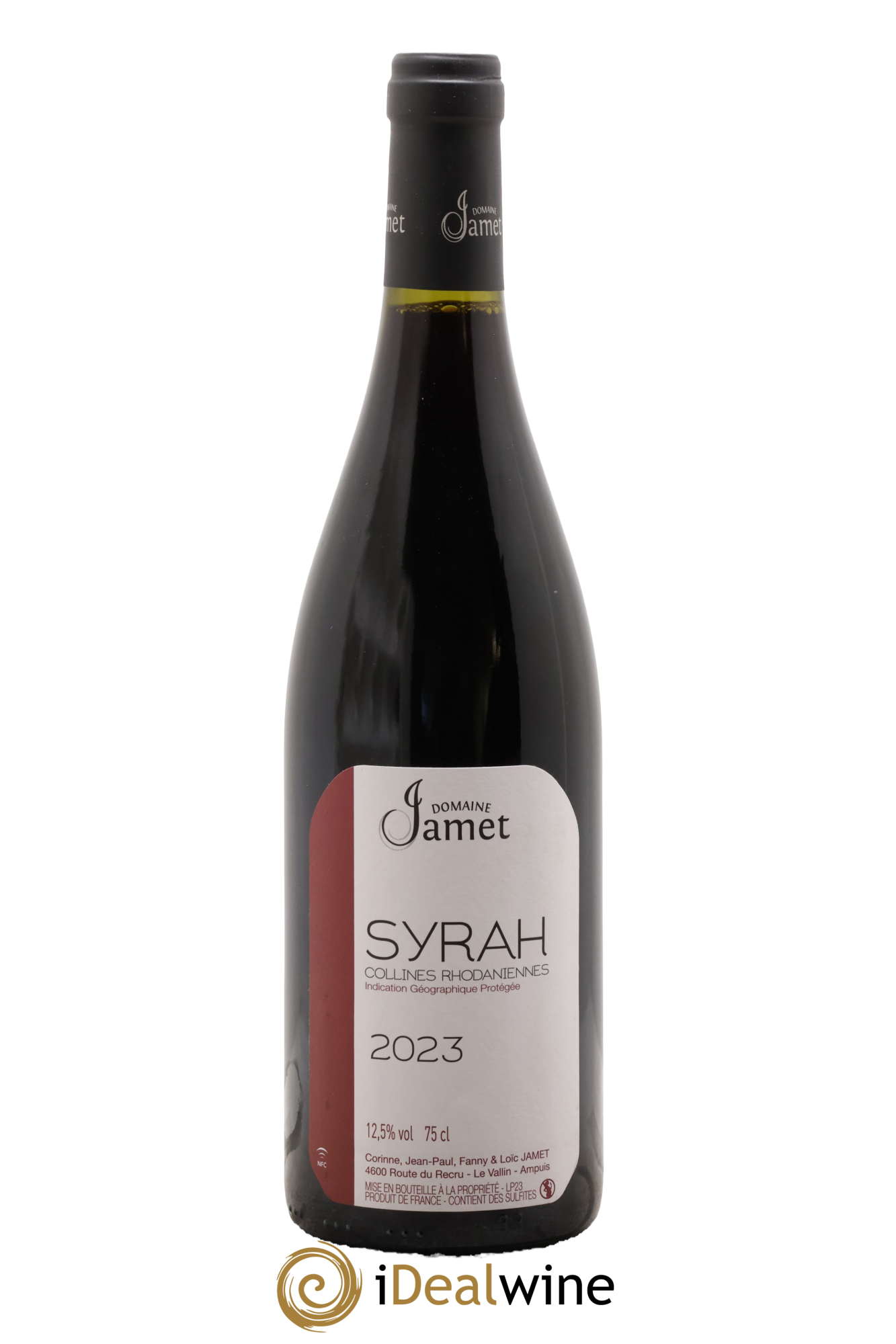 Collines Rhodaniennes Syrah Jamet (Domaine) 2023 - Lot de 1 bouteille - 0