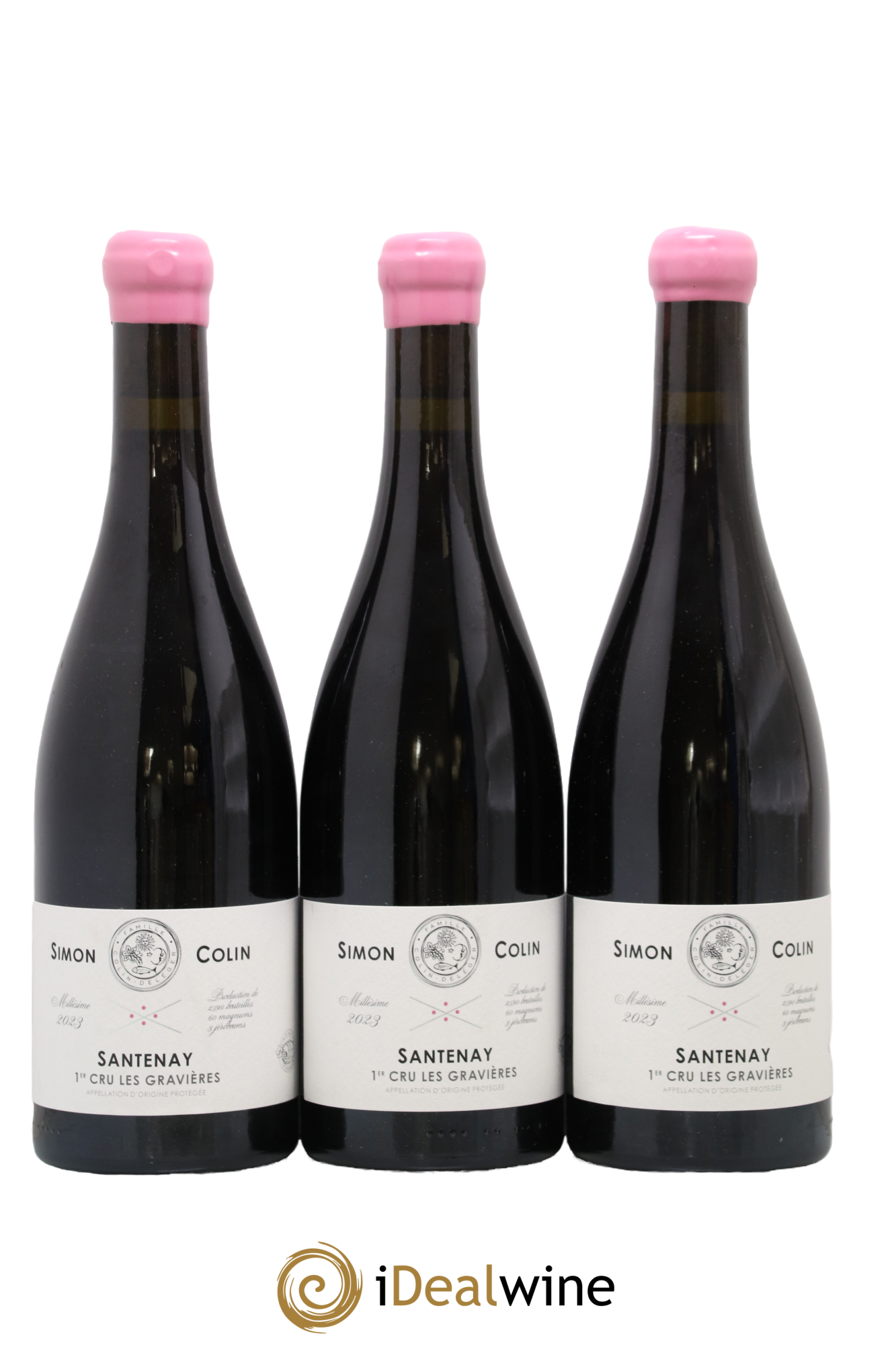Santenay 1er Cru Les Gravières Simon Colin 2023 - Posten von 3 Flaschen - 0