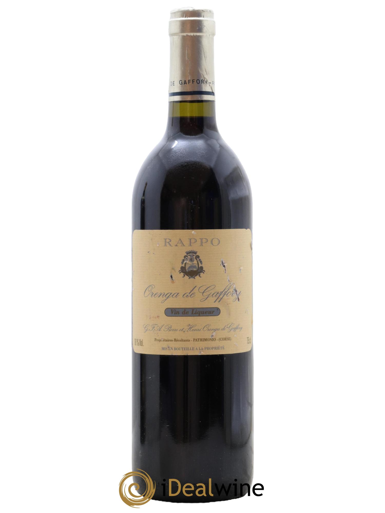 Vin de Corse Vin de liqueur Rappo Domaine Orenga de Gaffory - Lot de 1 bouteille - 0