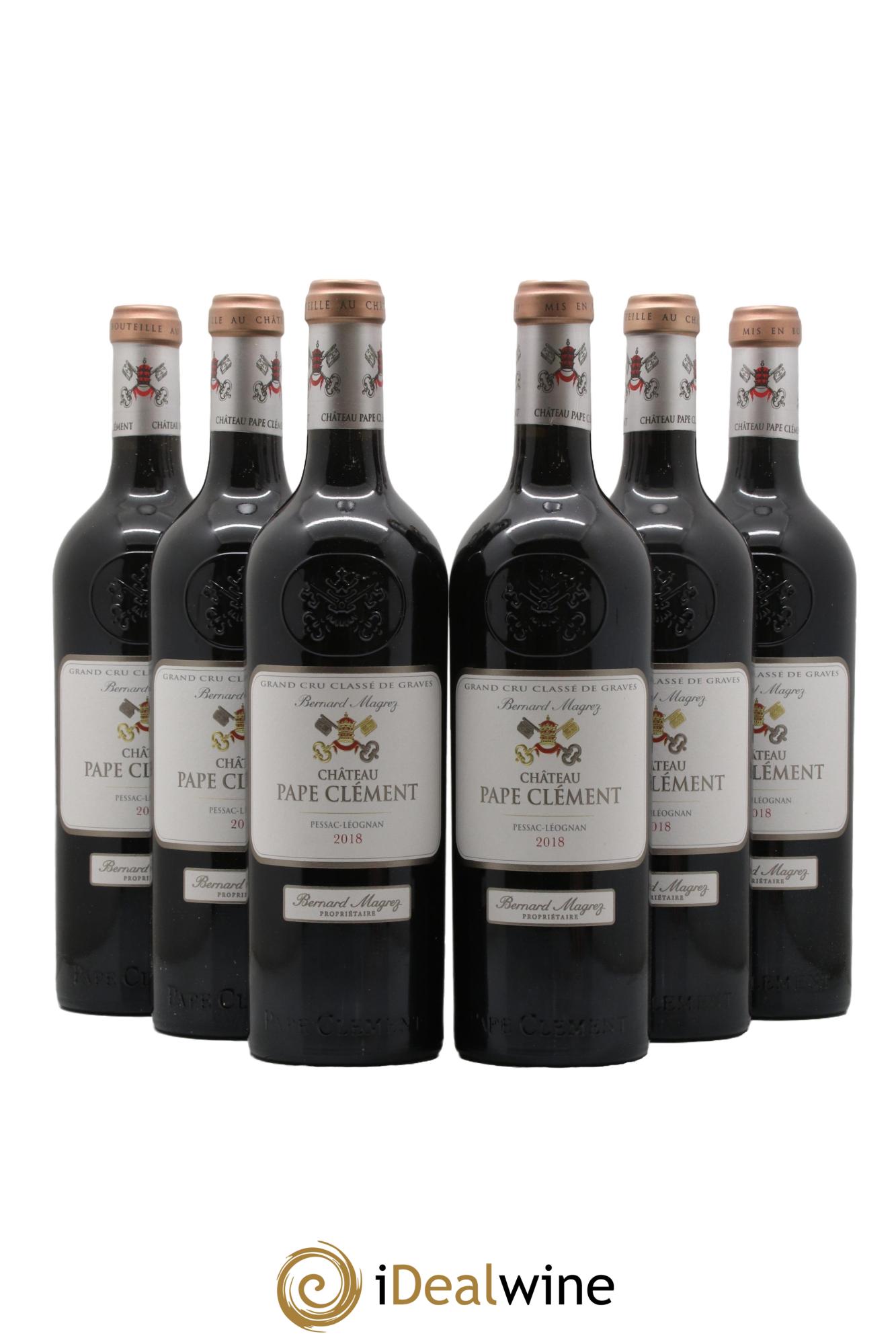 Château Pape Clément Cru Classé de Graves  2018 - Lot of 6 bottles - 0