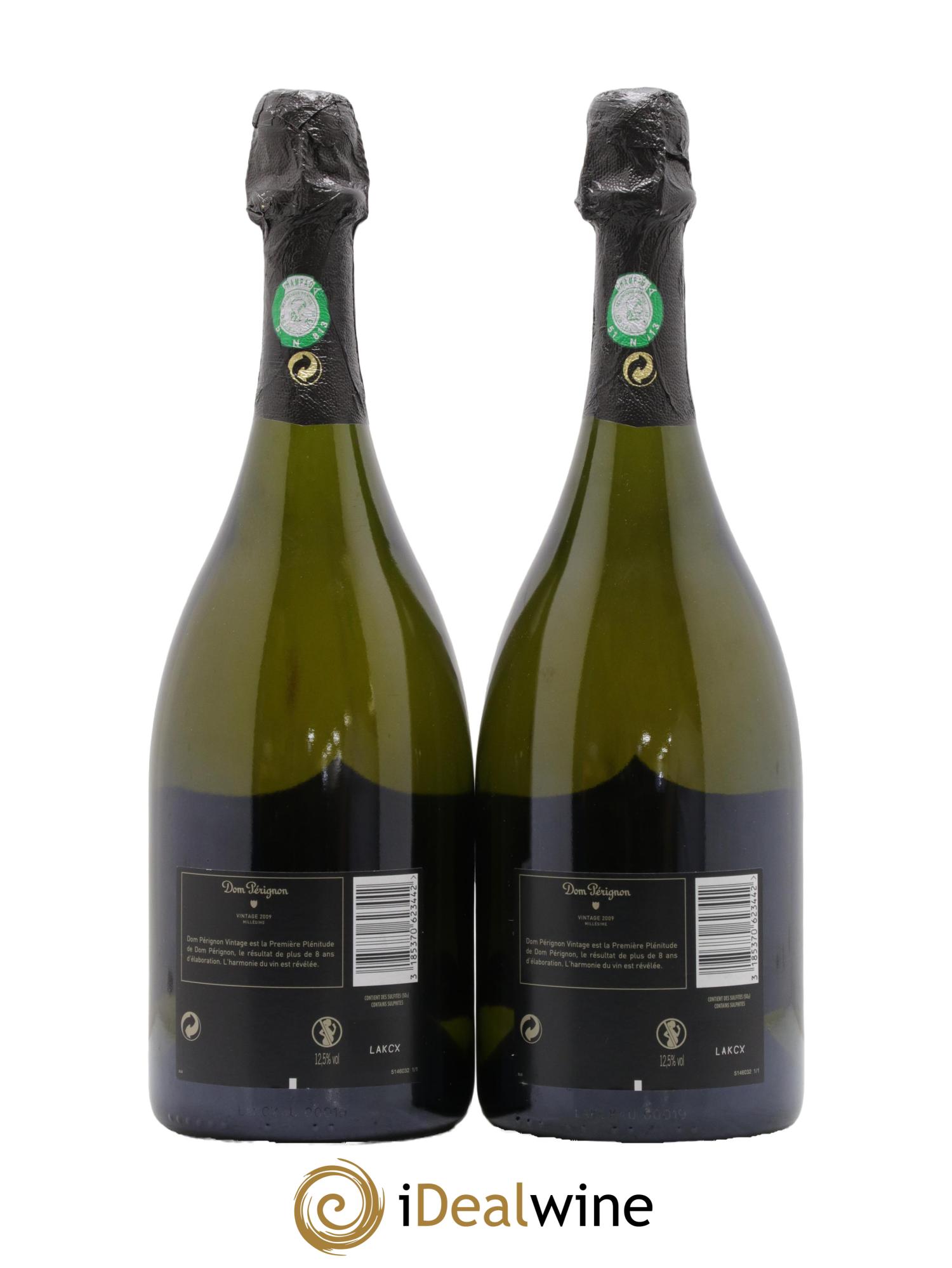 Brut Dom Pérignon 2009 - Lot of 2 bottles - 1