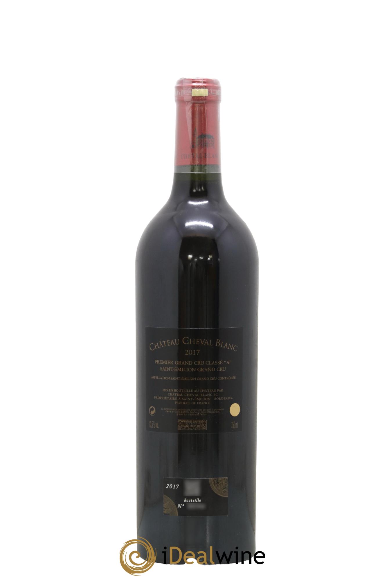 Château Cheval Blanc 1er Grand Cru Classé A 2017 - Lot de 1 bouteille - 2