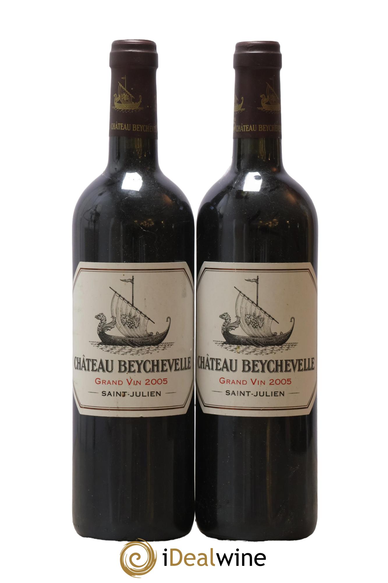 Château Beychevelle 4ème Grand Cru Classé 2005 - Lot de 2 bouteilles - 0