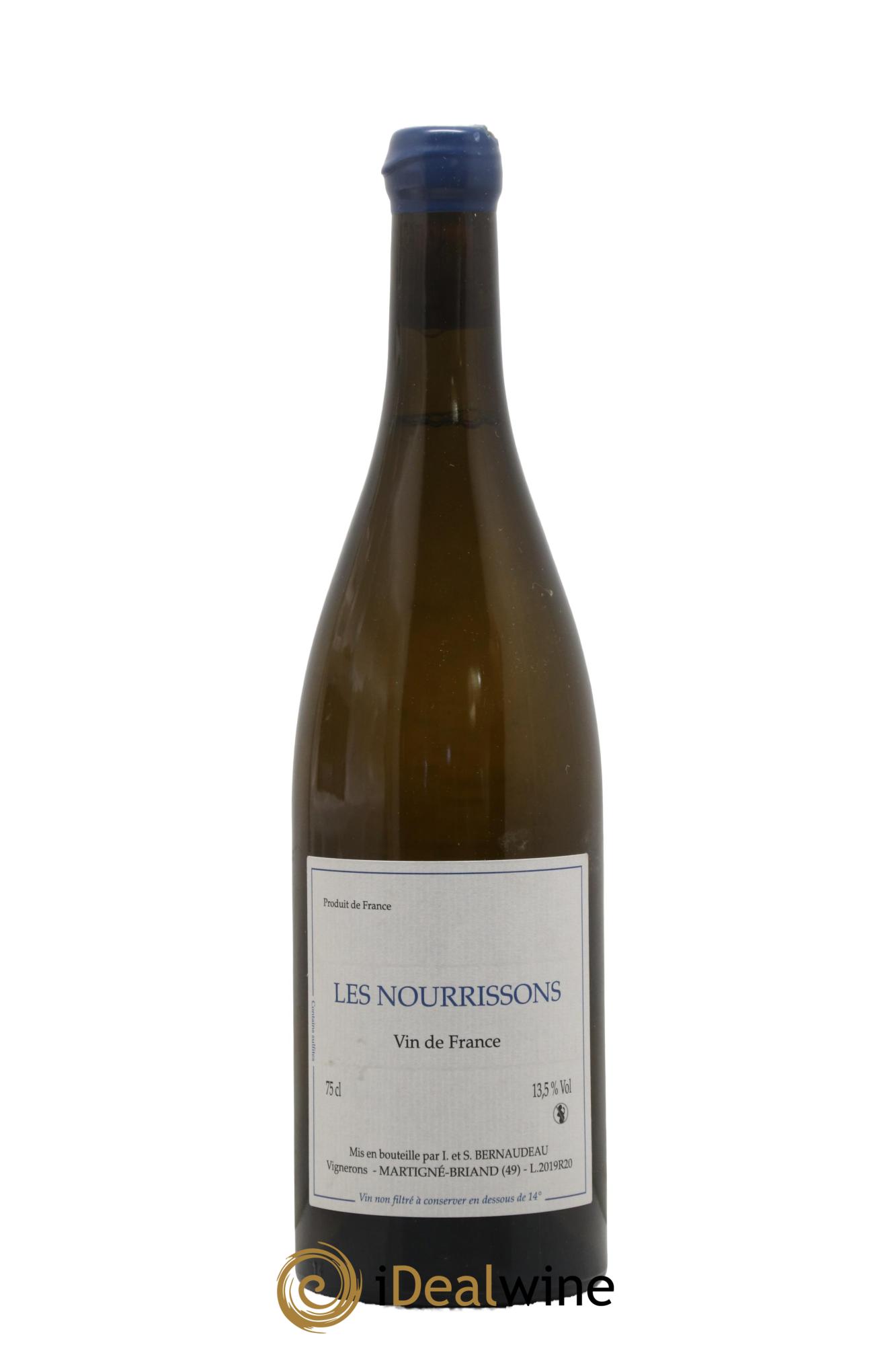 Vin de France Les Nourrissons Stéphane Bernaudeau  2019 - Lot of 1 bottle - 0
