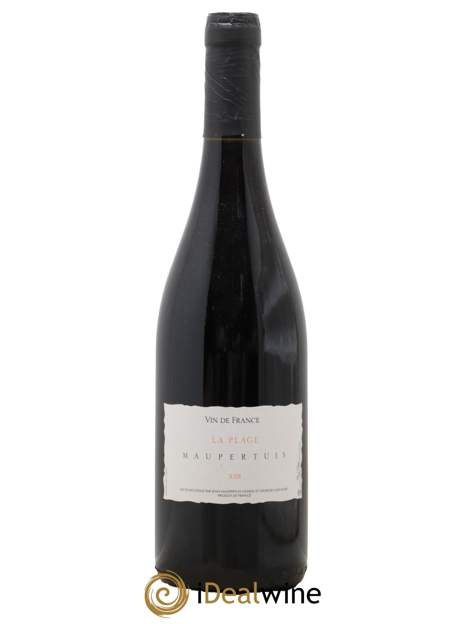 Vin de France La Plage Jean Maupertuis 2022 - Lot de 1 bouteille - 0