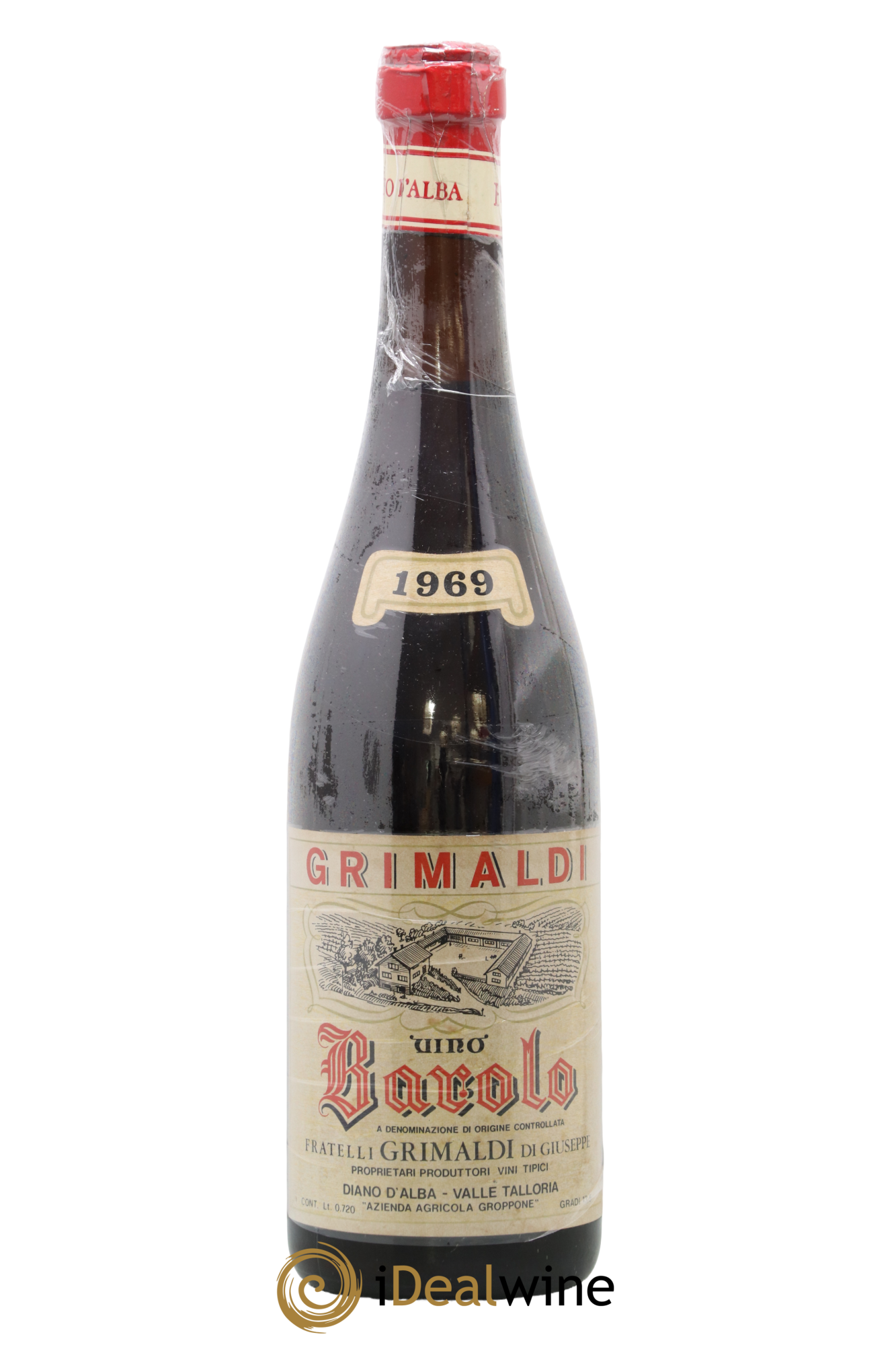 Barolo Dolcetto Diano d'Alba Grimaldi 1969 - Lot of 1 bottle - 1
