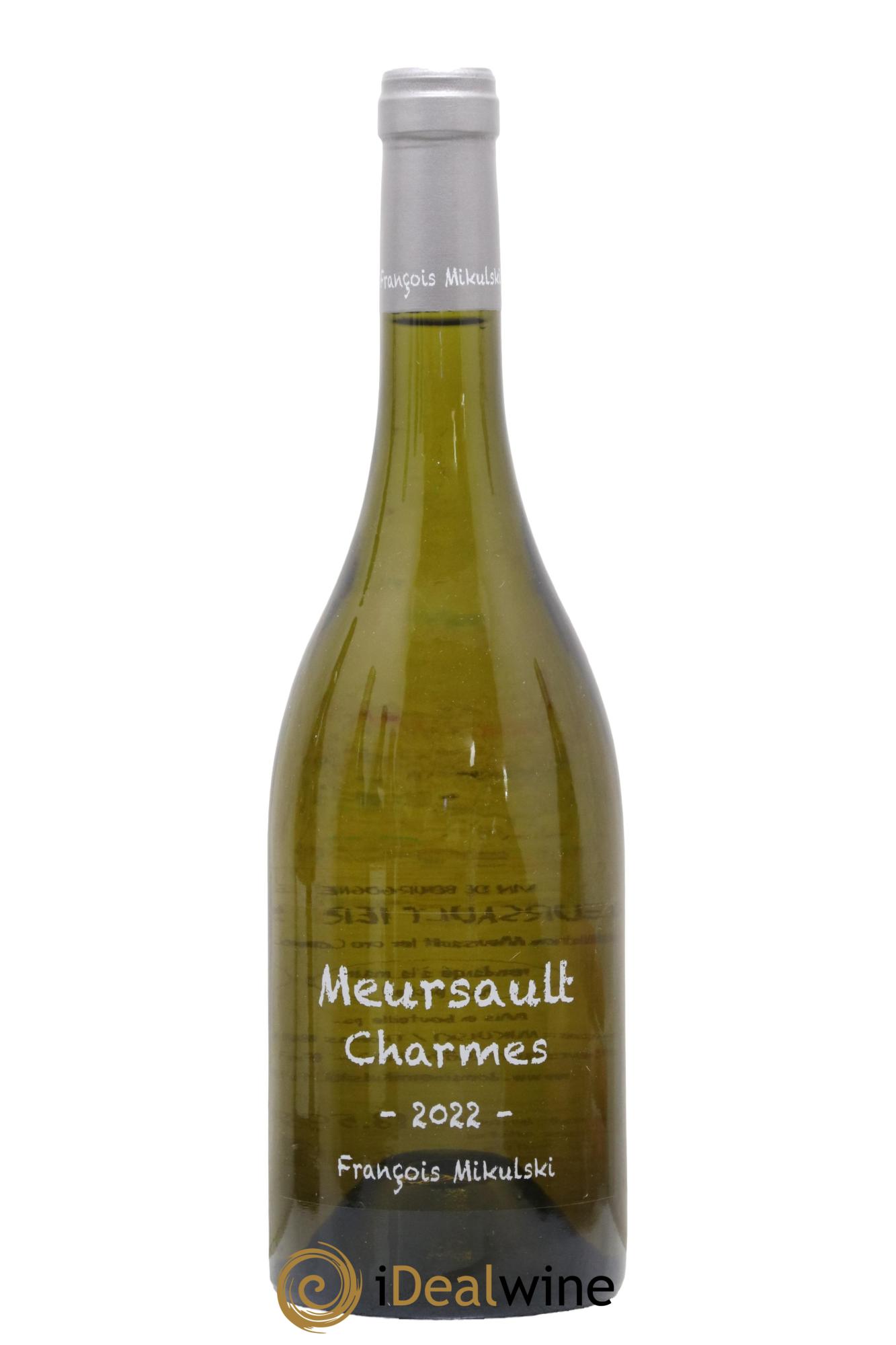 Meursault 1er Cru Charmes François Mikulski 2022 - Lot of 1 bottle - 0