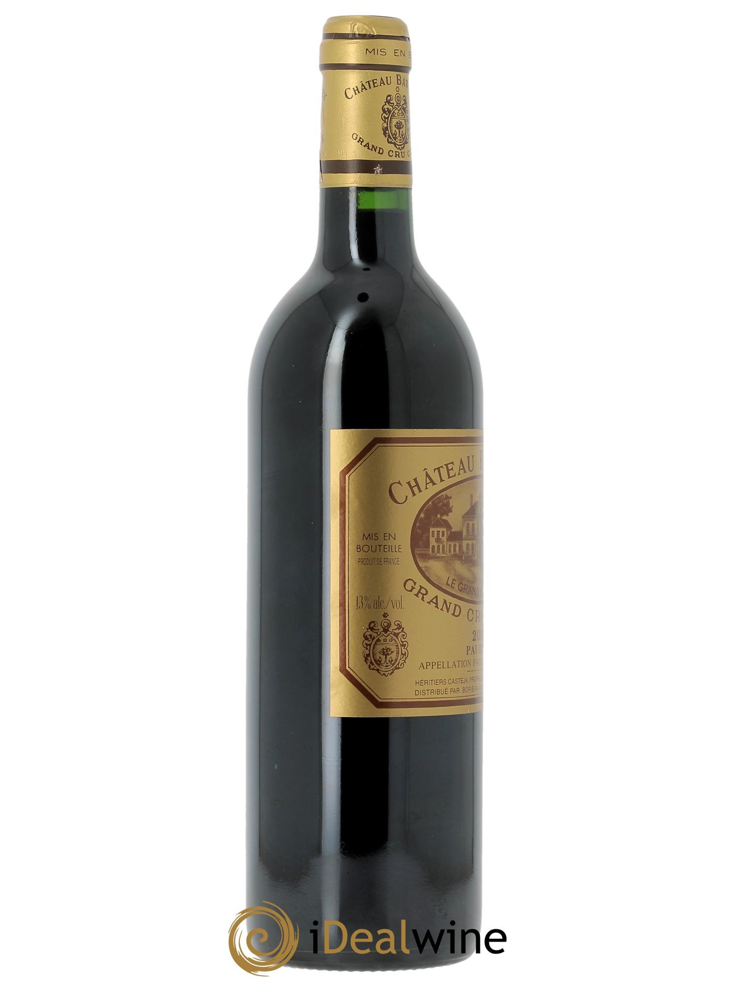 Château Batailley 5ème Grand Cru Classé (Original-holzkiste ab 12 Fl.) 2003 - Posten von 1 Flasche - 2
