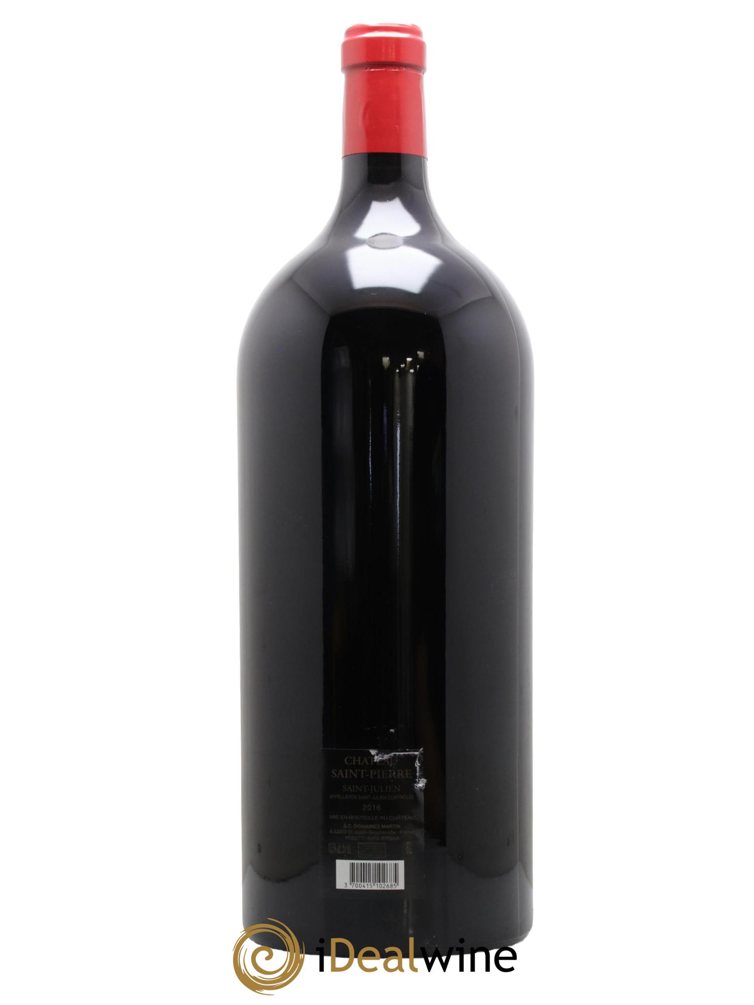 Château Saint-Pierre 4ème Grand Cru Classé 2016 - Posten von 1 Imperiale - 1