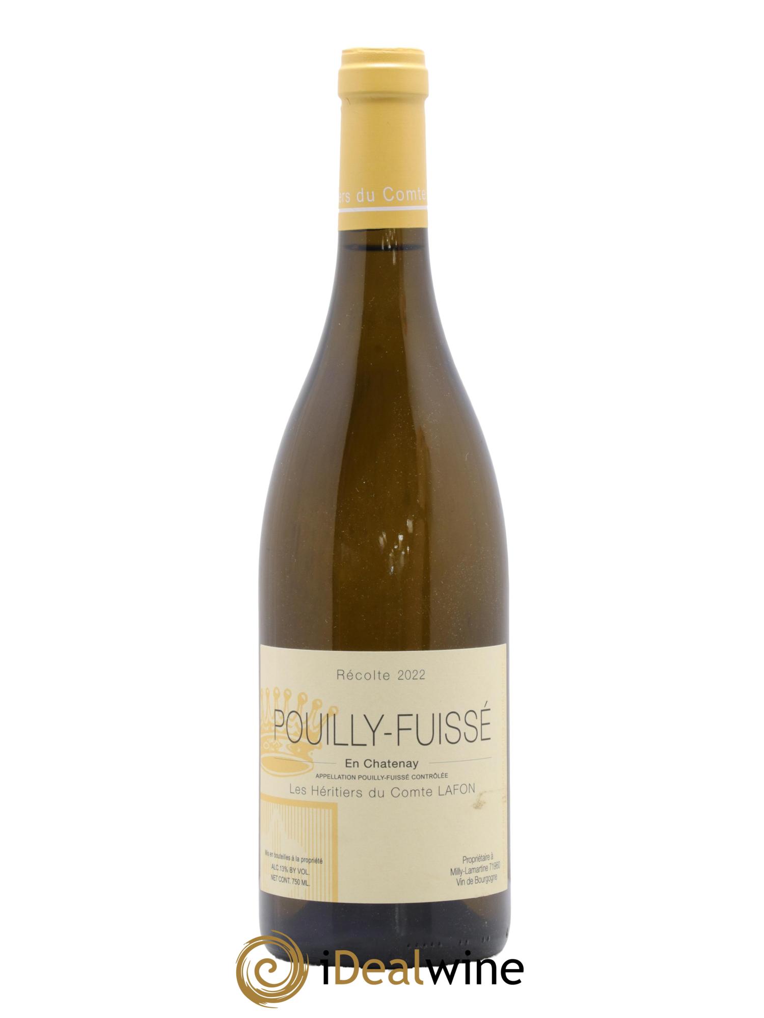 Pouilly-Fuissé En Chatenay Héritiers du Comte Lafon 2022 - Lot de 1 bouteille - 0