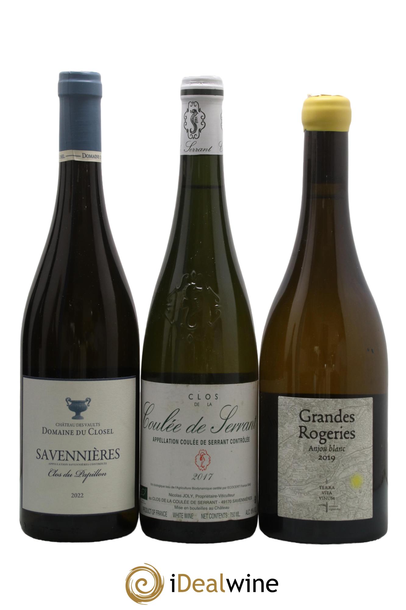 Assortiment de vins d'Anjou noir - Saumur - Bourgueil N°11 - Lot of 6 bottles - 1