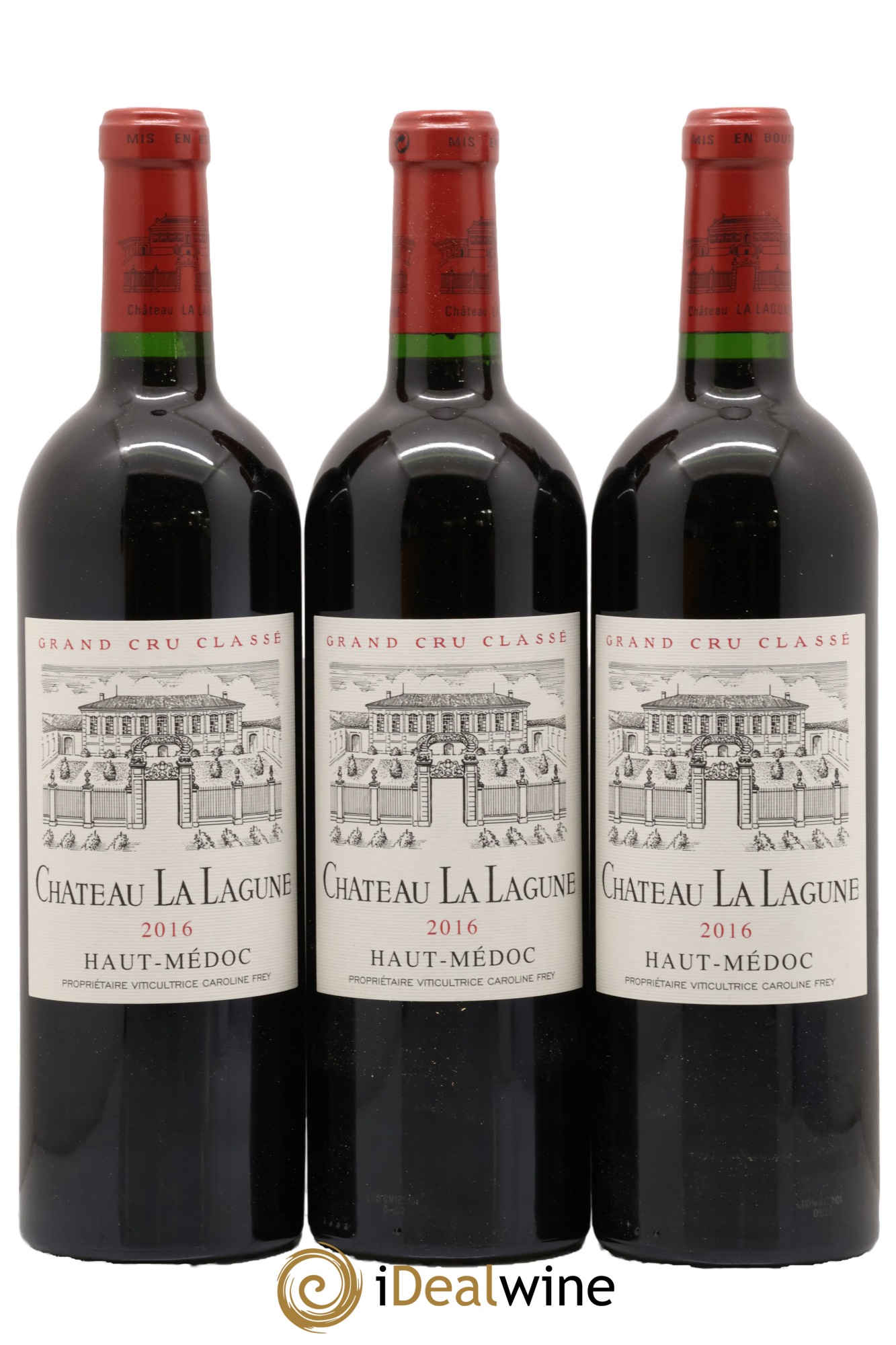 Château la Lagune 3ème Grand Cru Classé 2016 - Lot de 3 bouteilles - 0