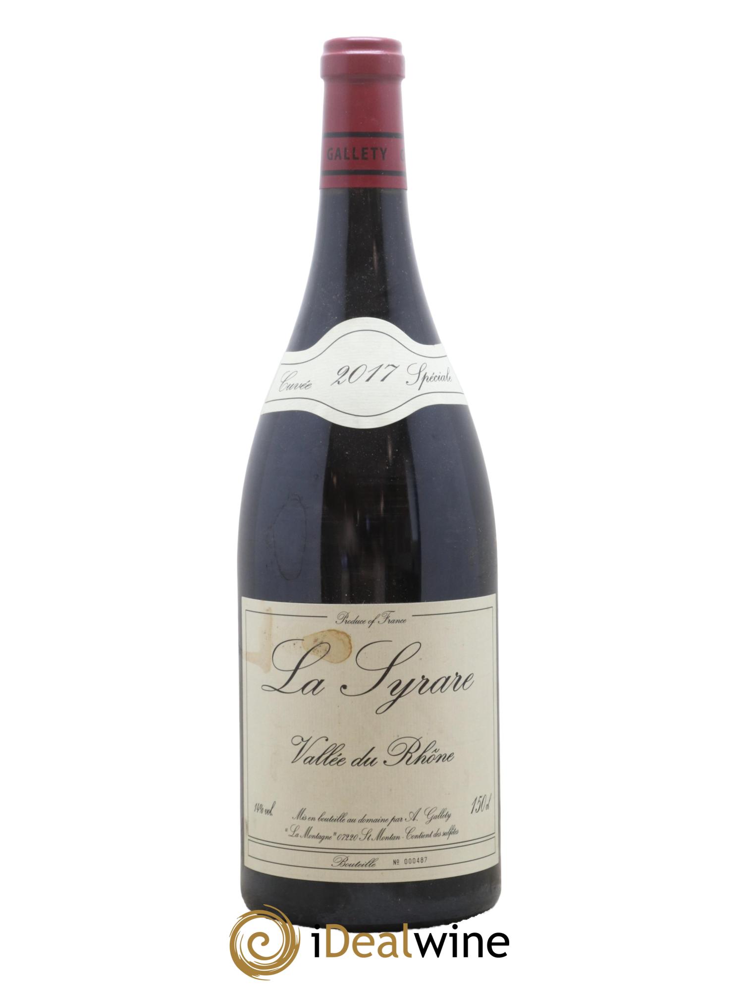 Côtes du Vivarais La Syrare Gallety (Domaine) 2017 - Lot de 1 magnum - 0