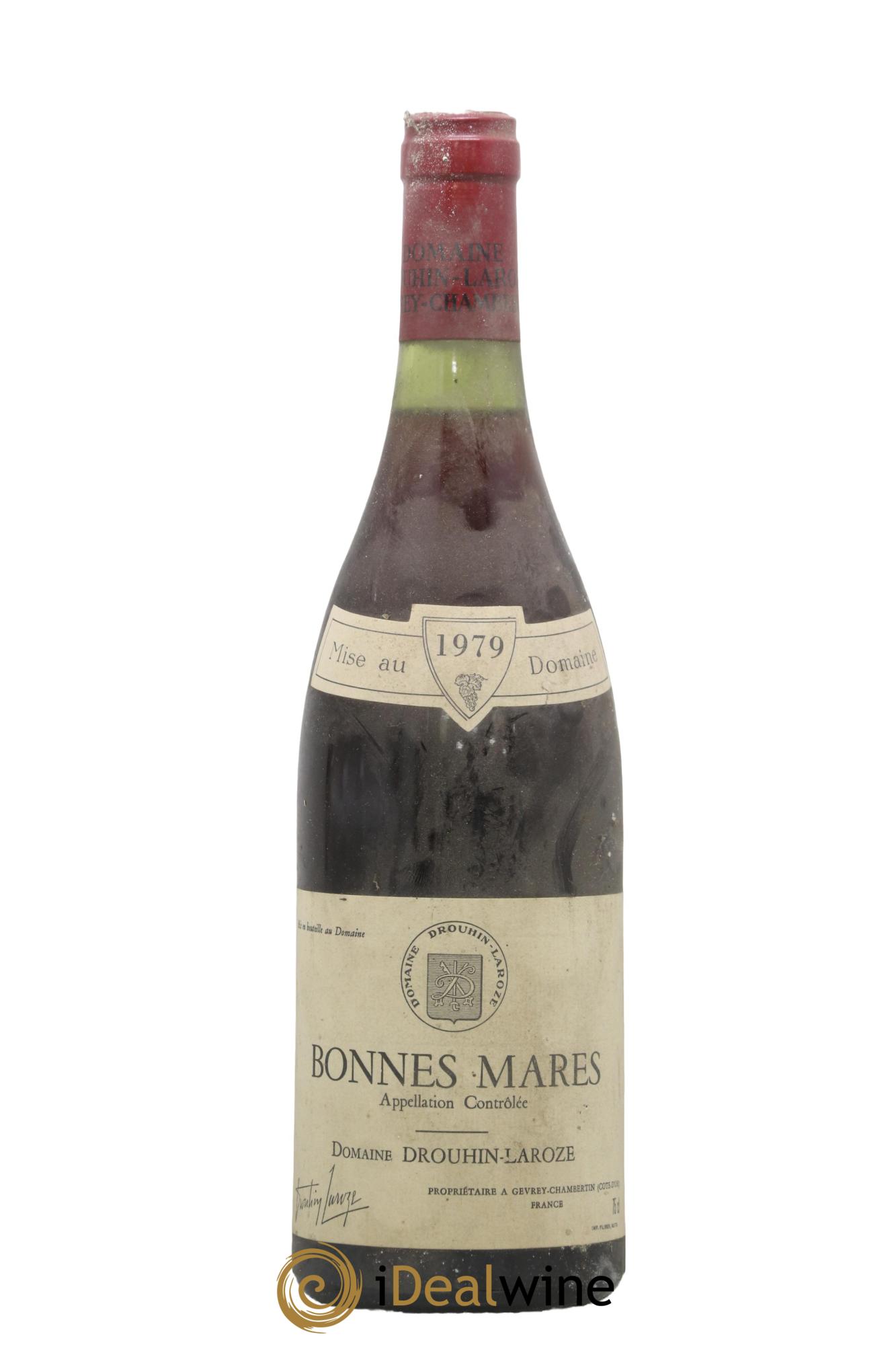 Bonnes-Mares Grand Cru Domaine Drouhin-Laroze 1979 - Lot de 1 bouteille - 0