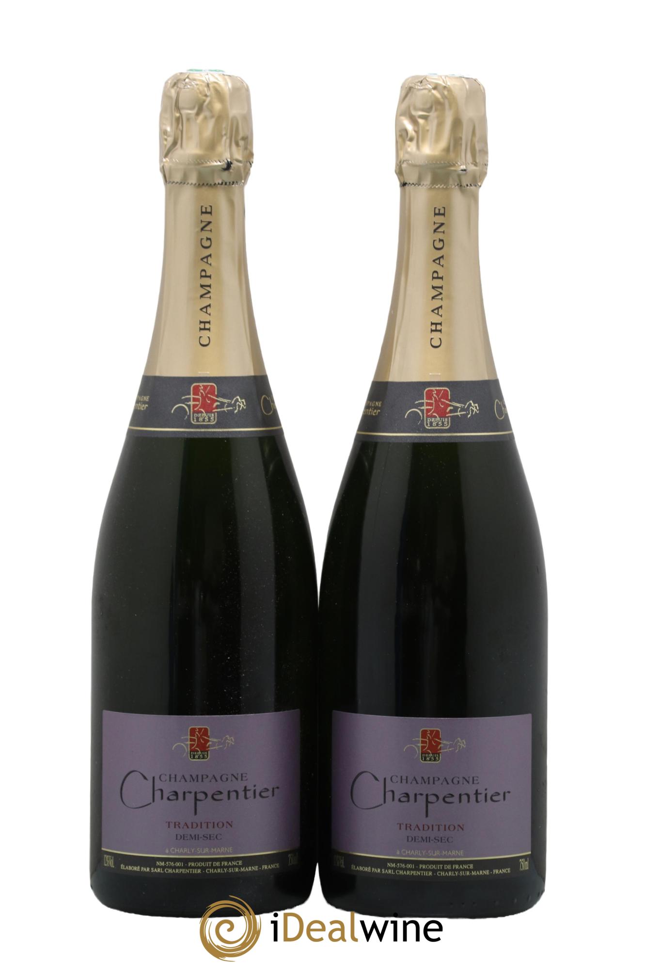 Champagne Demi Sec Tradition Charpentier - Lot de 2 bouteilles - 0
