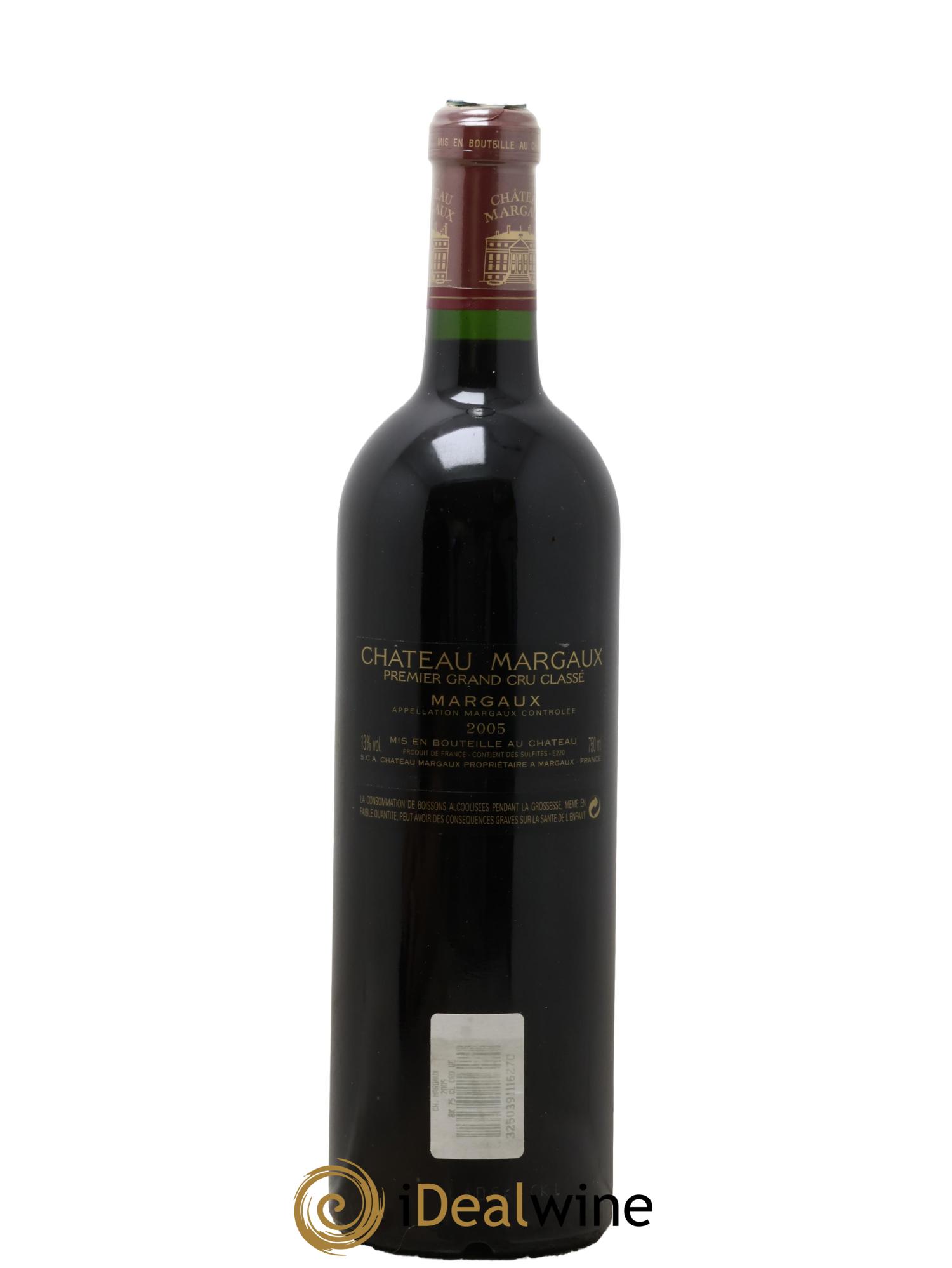 Château Margaux 1er Grand Cru Classé 2005 - Lotto di 1 bottiglia - 1