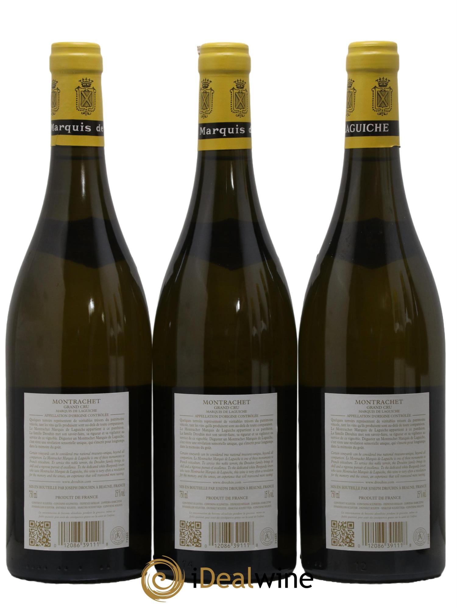 Montrachet Grand Cru Marquis de Laguiche Joseph Drouhin 2019 - Lot of 6 bottles - 2