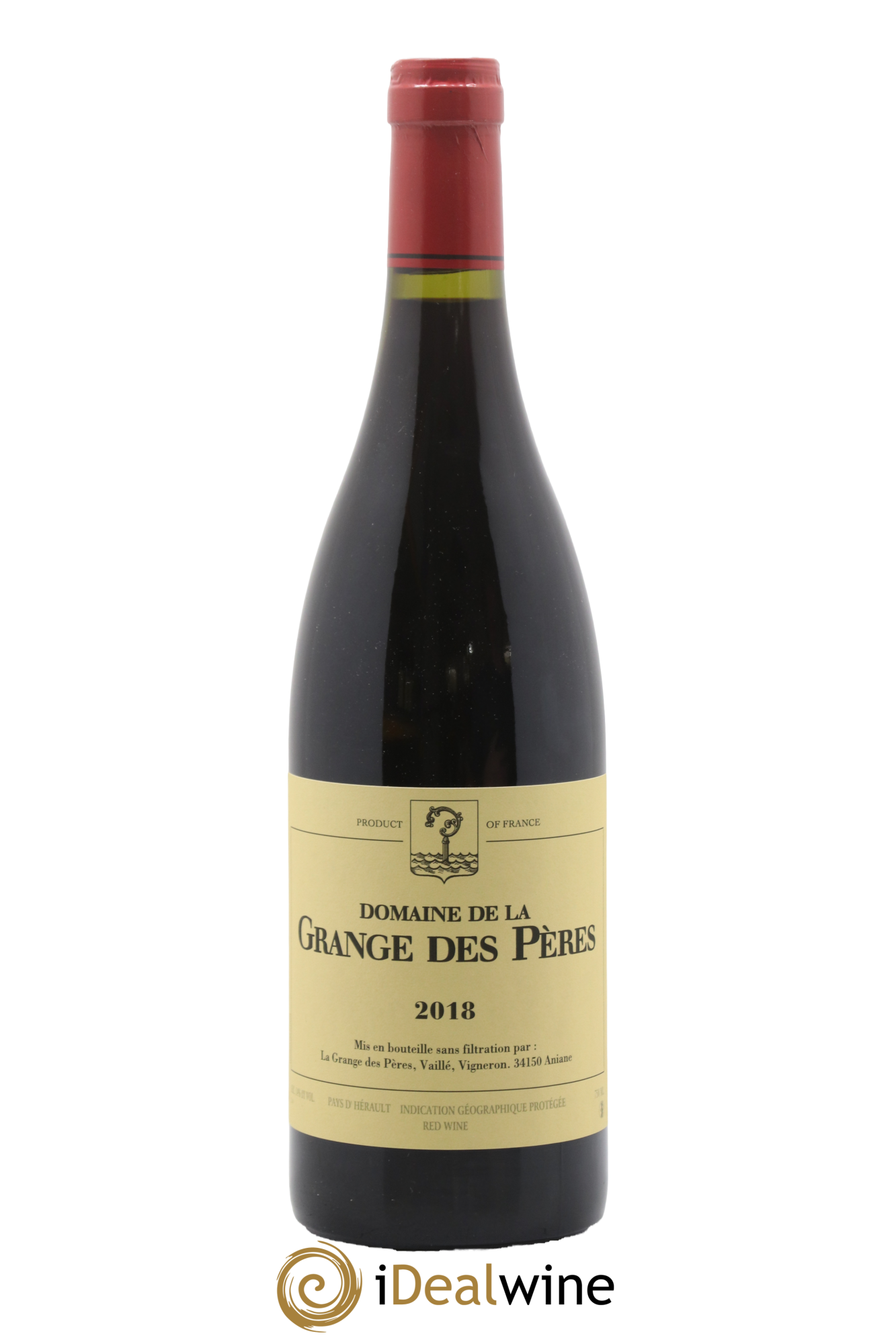 Pays d'Hérault Grange des Pères Laurent Vaillé 2018 - Lot de 1 bouteille - 0