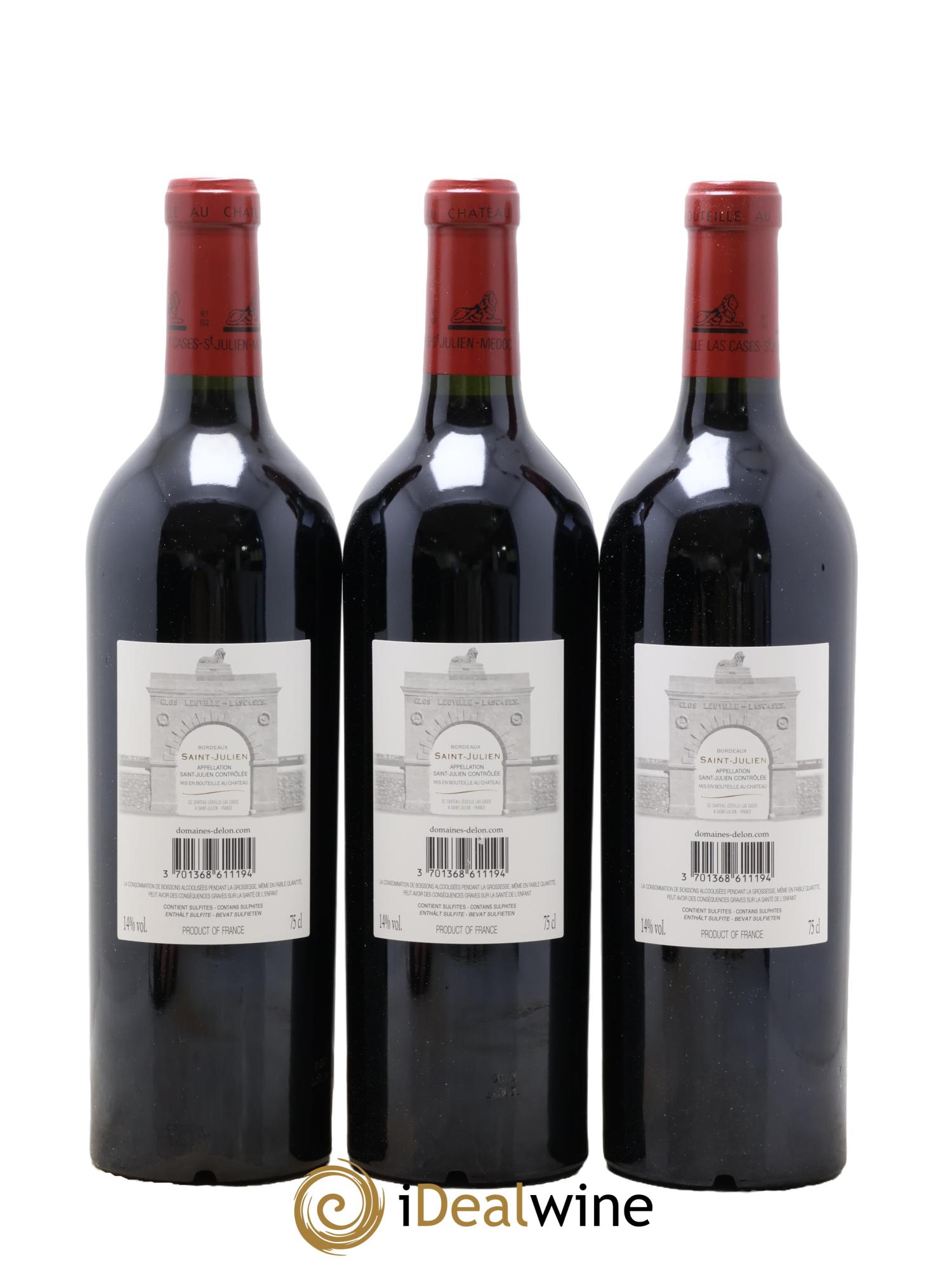 Château Léoville Las Cases 2ème Grand Cru Classé  2019 - Lot of 6 bottles - 4