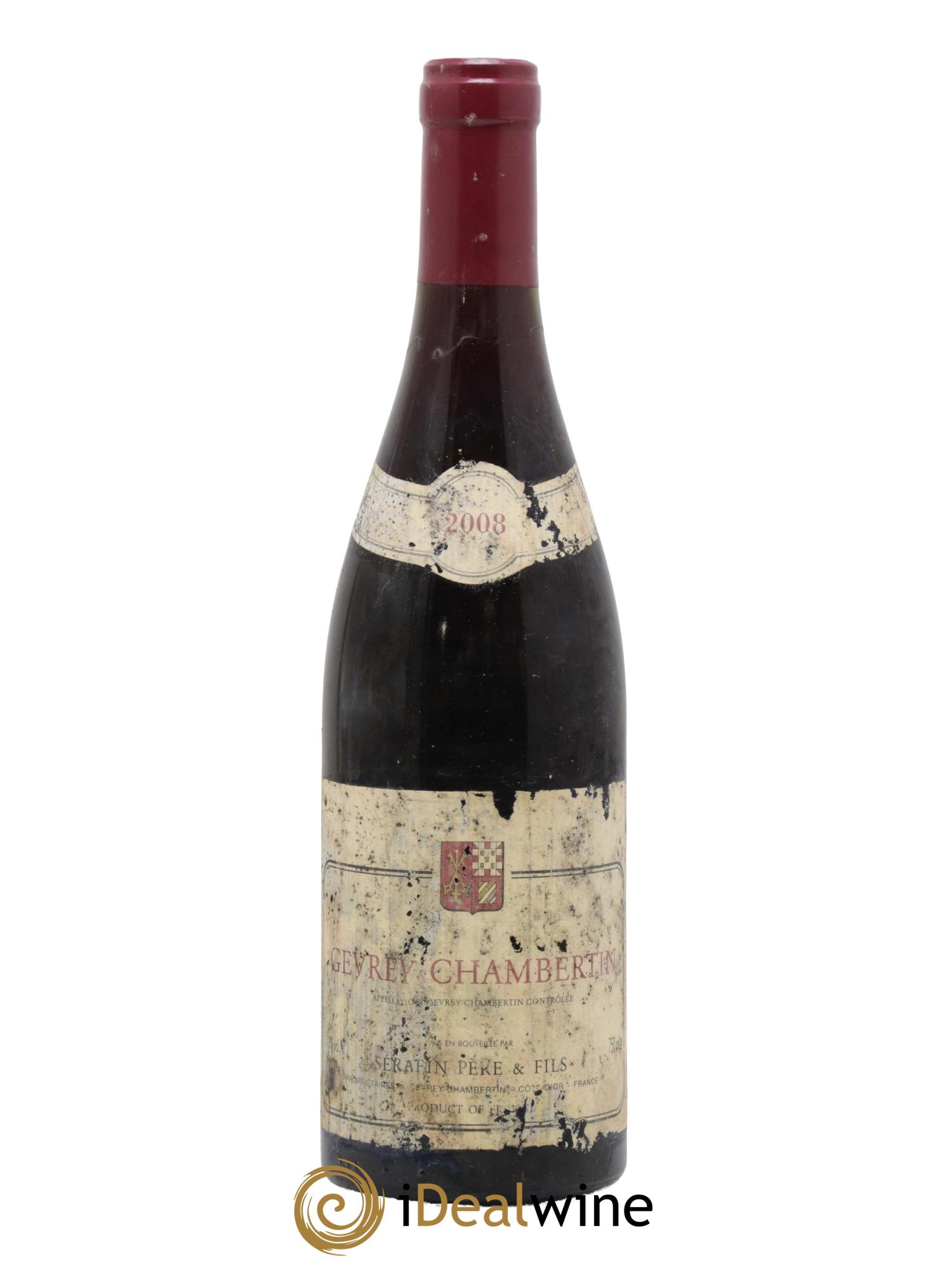 Gevrey-Chambertin Christian Sérafin Père et Fils 2008 - Lot of 1 bottle - 0